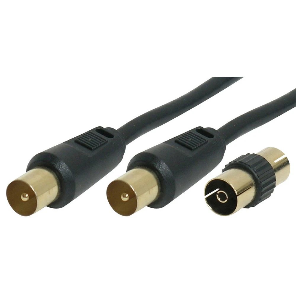 1 Comsol Male-Male Antenna Cable with Female Adaptor 2m, 1 of 1