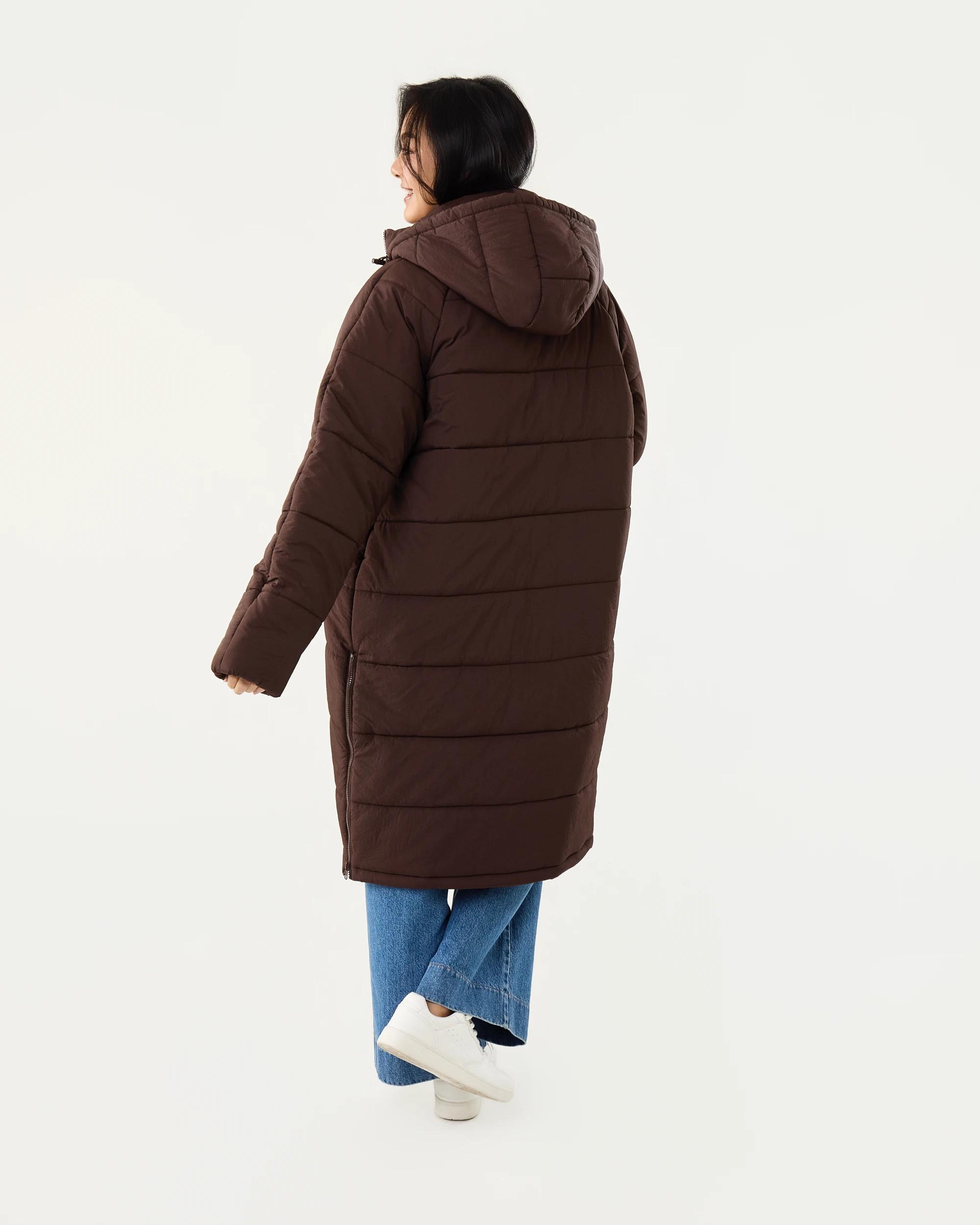 4 Hybrid Puffer Jacket Melt Brown, 4 of 9