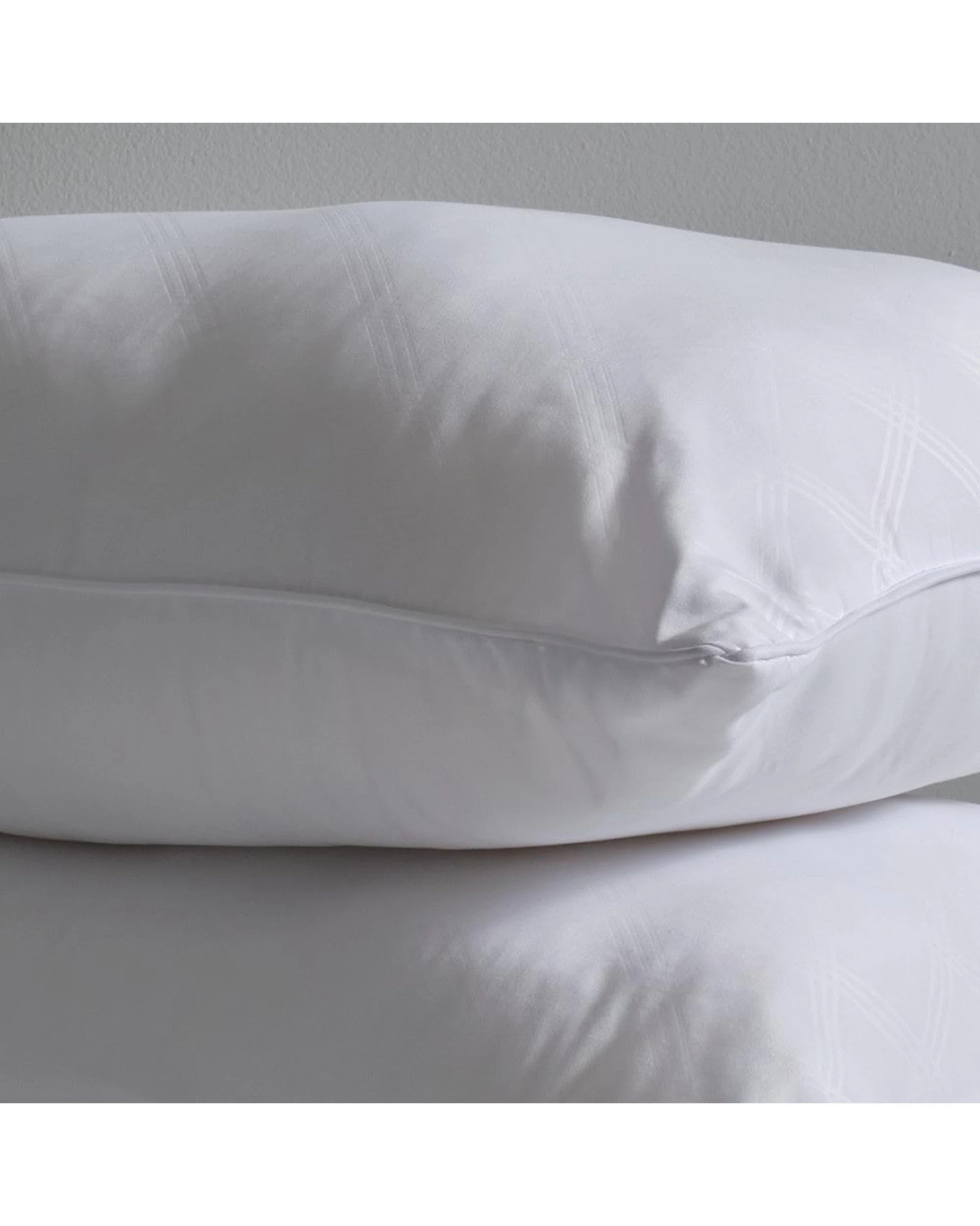 3 Canningvale 2pc Hypoallergenic Bed Pillow Polyester Microfibre Firm Side - White, 3 of 4