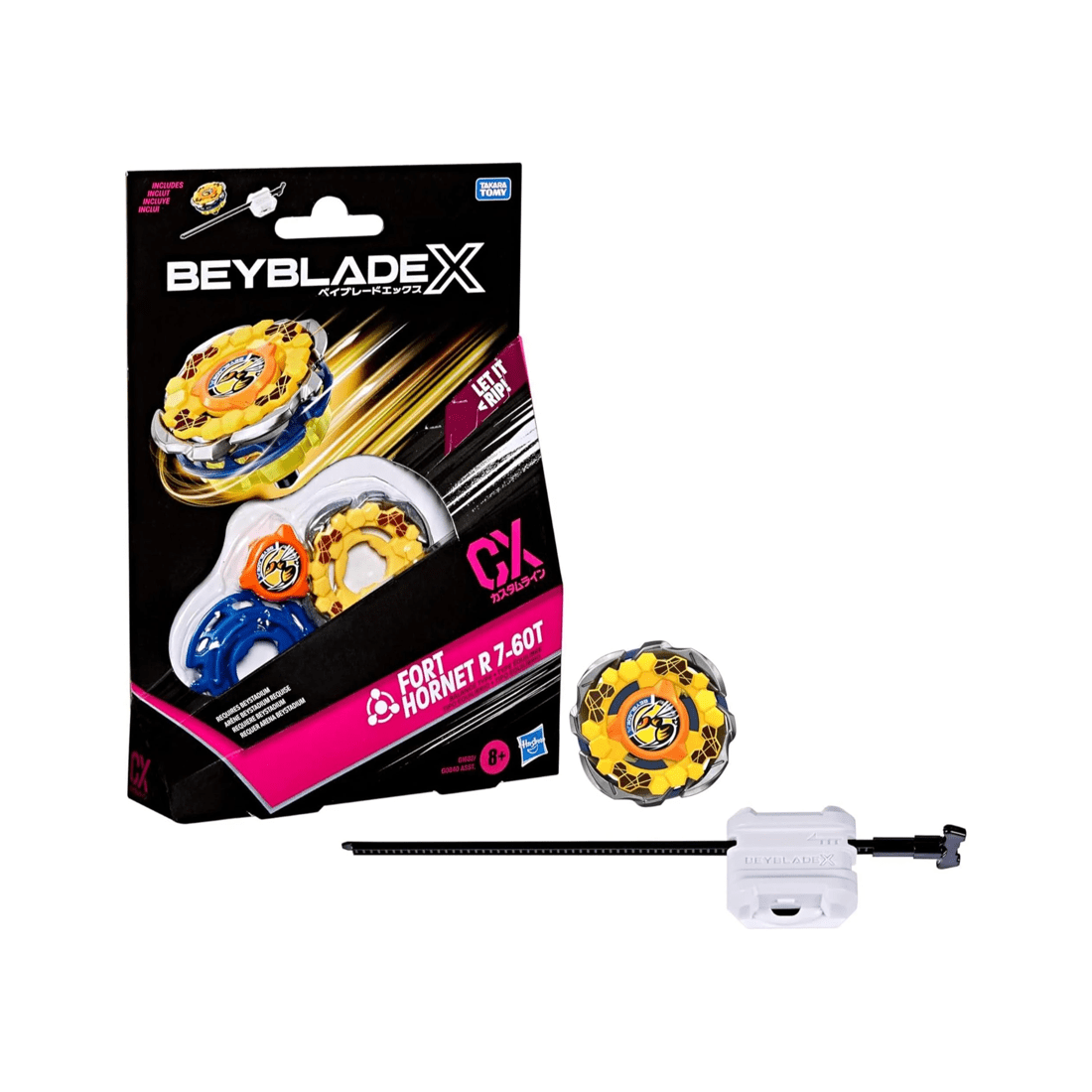 1 Hasbro Beyblade X Fort Hornet R 7-60T Starter Pack, 1 of 4