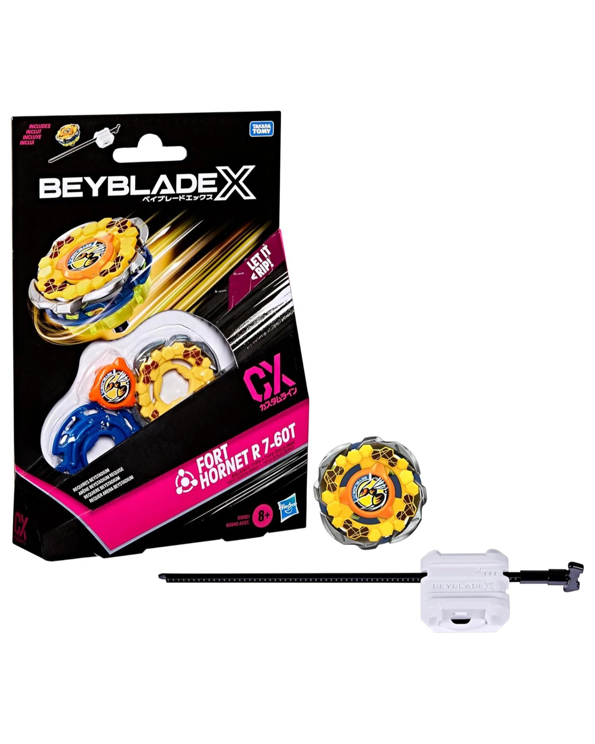 1 Beyblade X Fort Hornet R 7-60T Starter Pack, 1 of 4