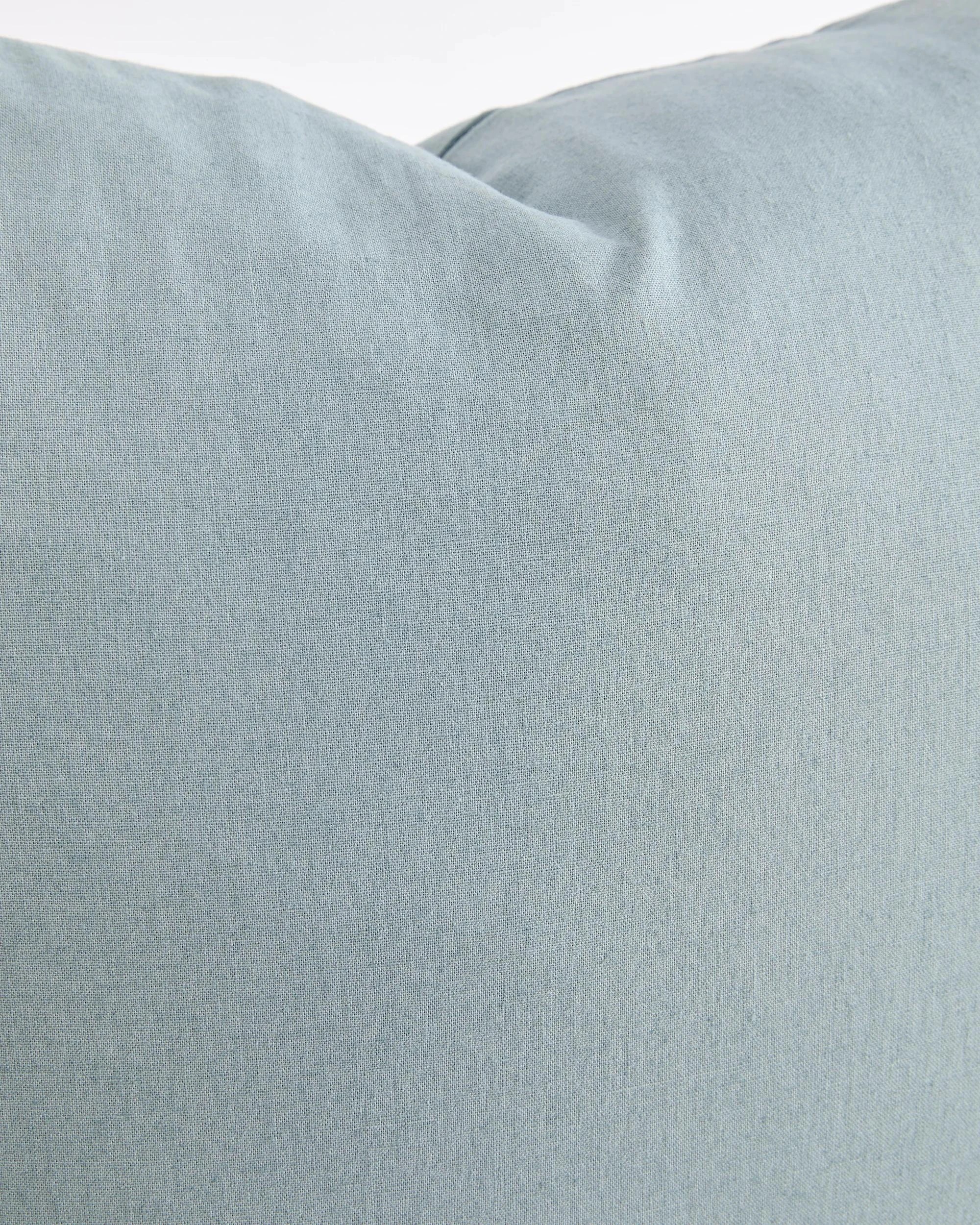 3 Target Laynie Linen/Cotton European Pillowcase - Queen Bed - Blue, 3 of 4