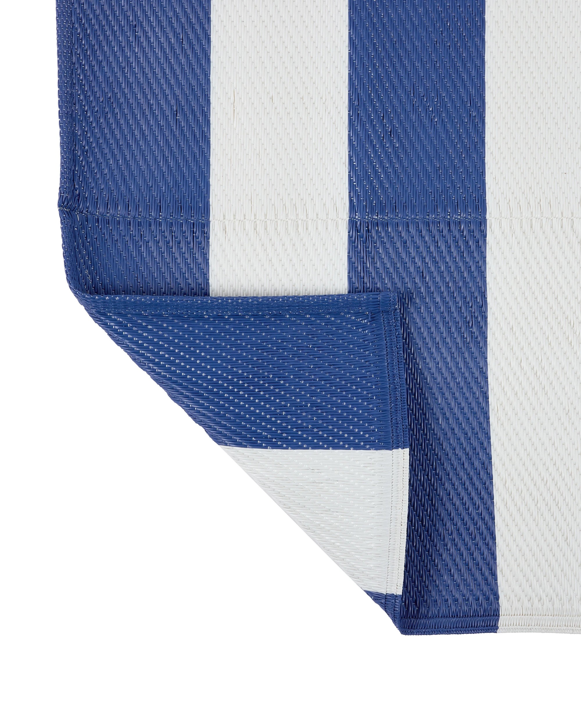 4 Woven Floor Mat - Blue Stripe, 4 of 8