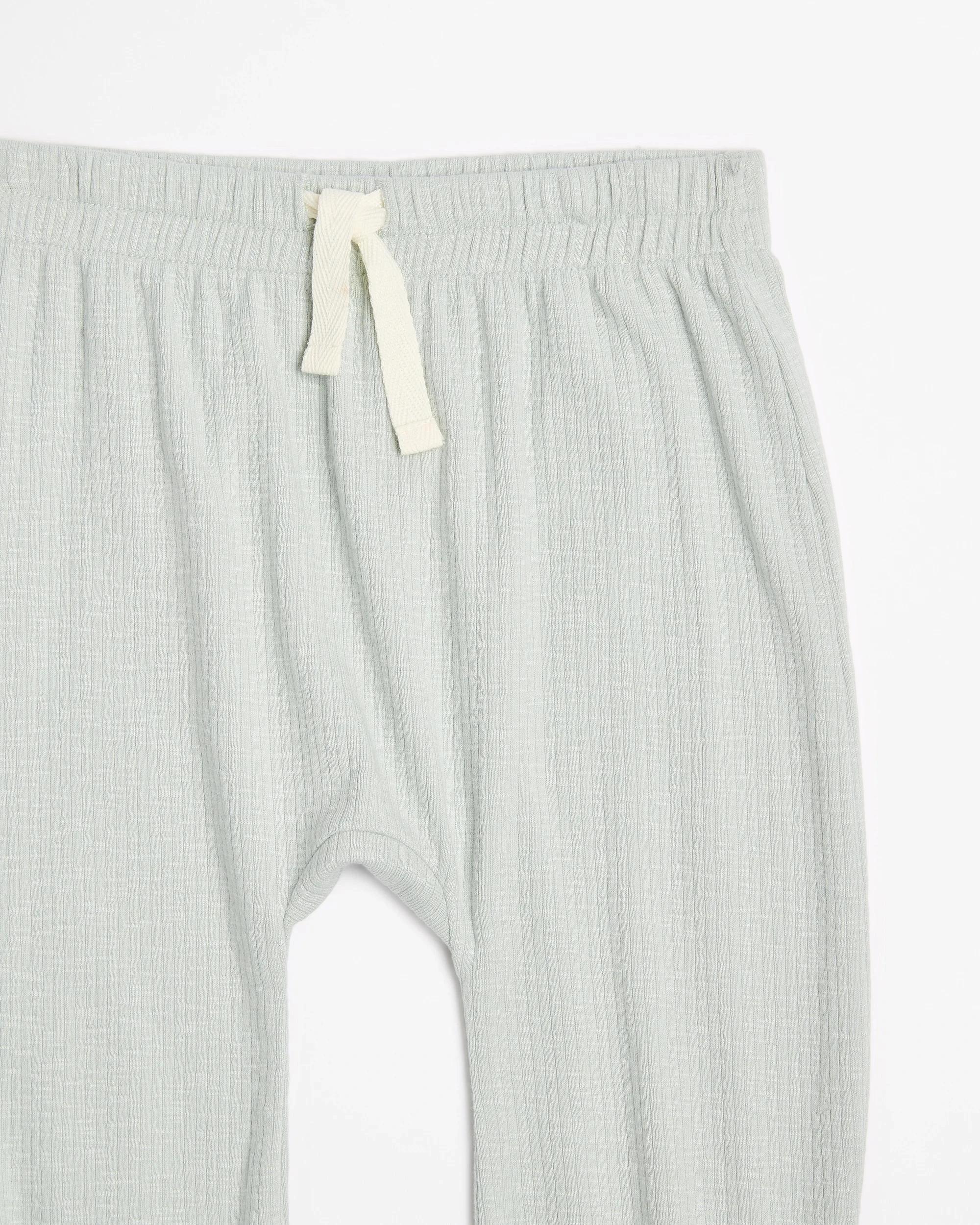 2 Target Baby Loose Knit Rib Pants MISTY BLUE, 2 of 3