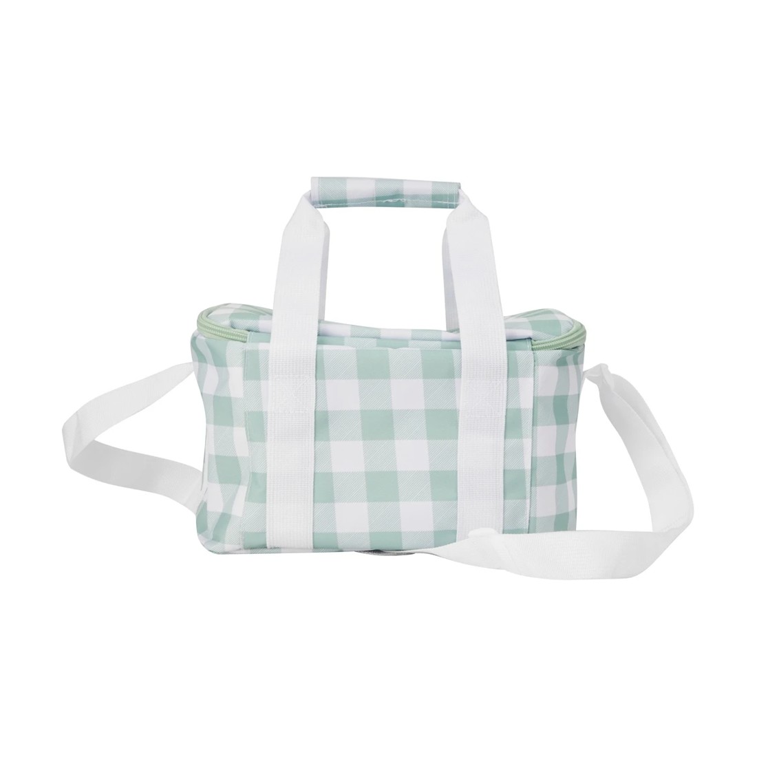 3 Gingham Large Insulated Lunch Bag, 3 of 5