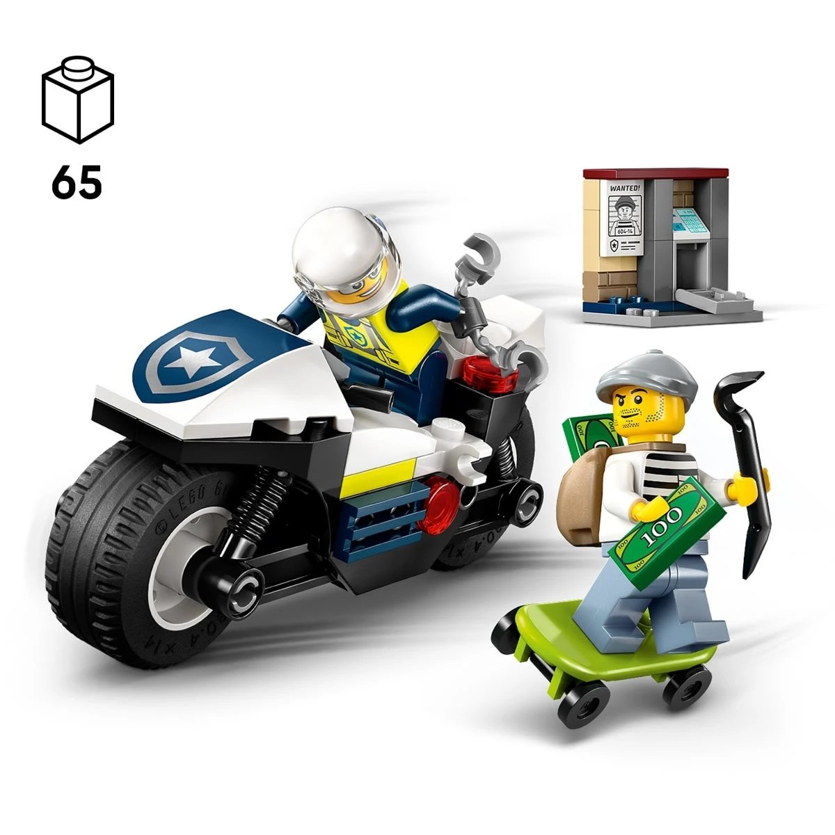 9 LEGO City Police Motorcycle Chase 60455, 9 of 10