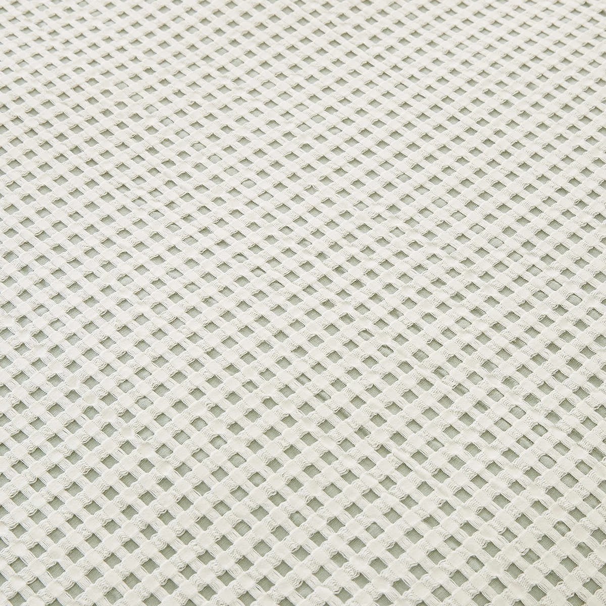 3 Dakota Cotton Quilt Cover Set - Double Bed, Sage, 3 of 6
