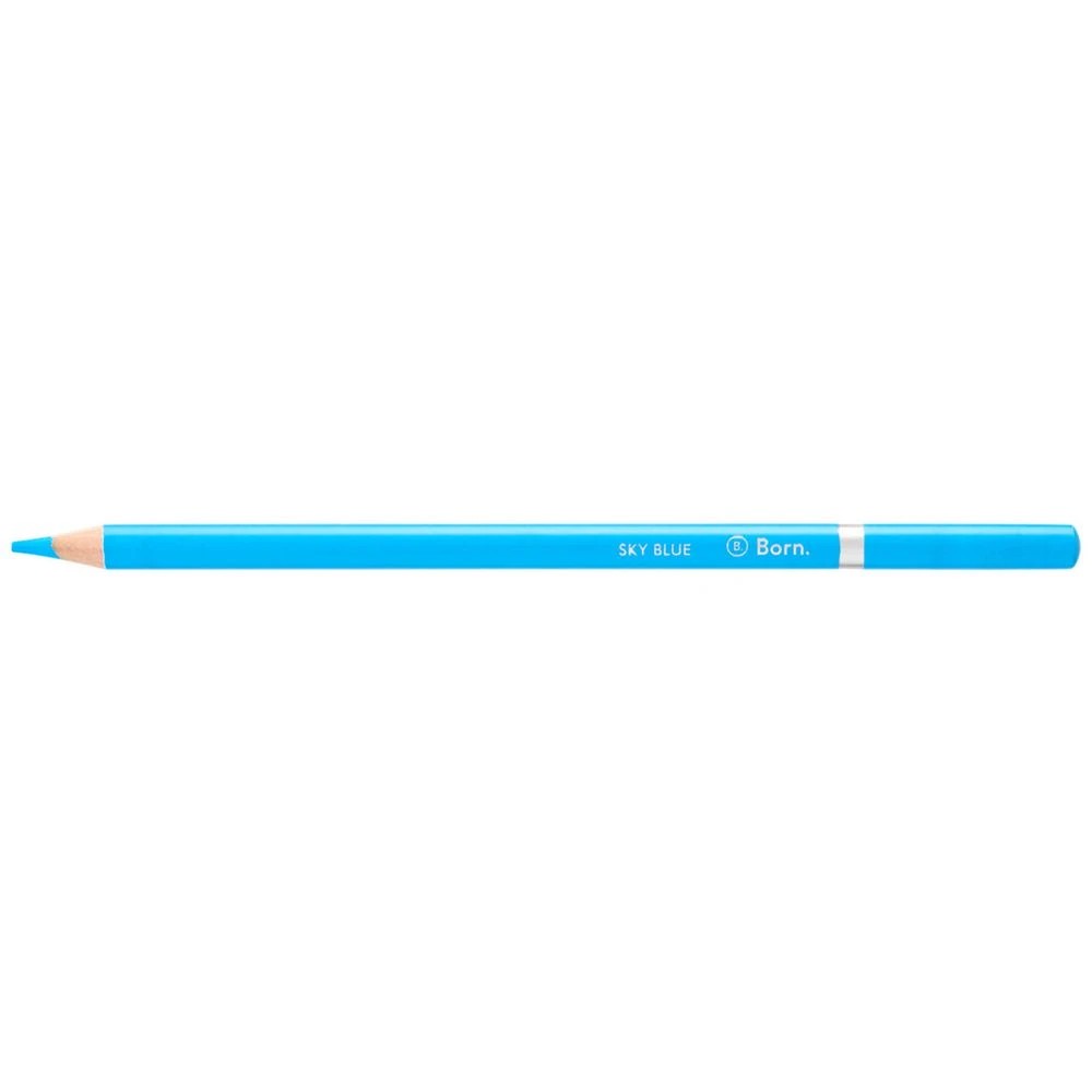 1 Born Premium Colour Pencil Sky Blue, 1 of 3