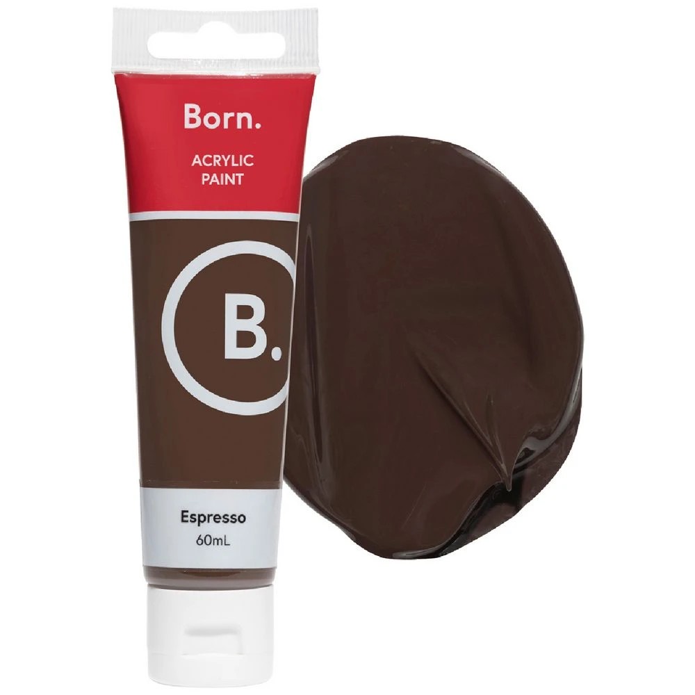 1 Born Acrylic Paint 60mL Espresso, 1 of 3
