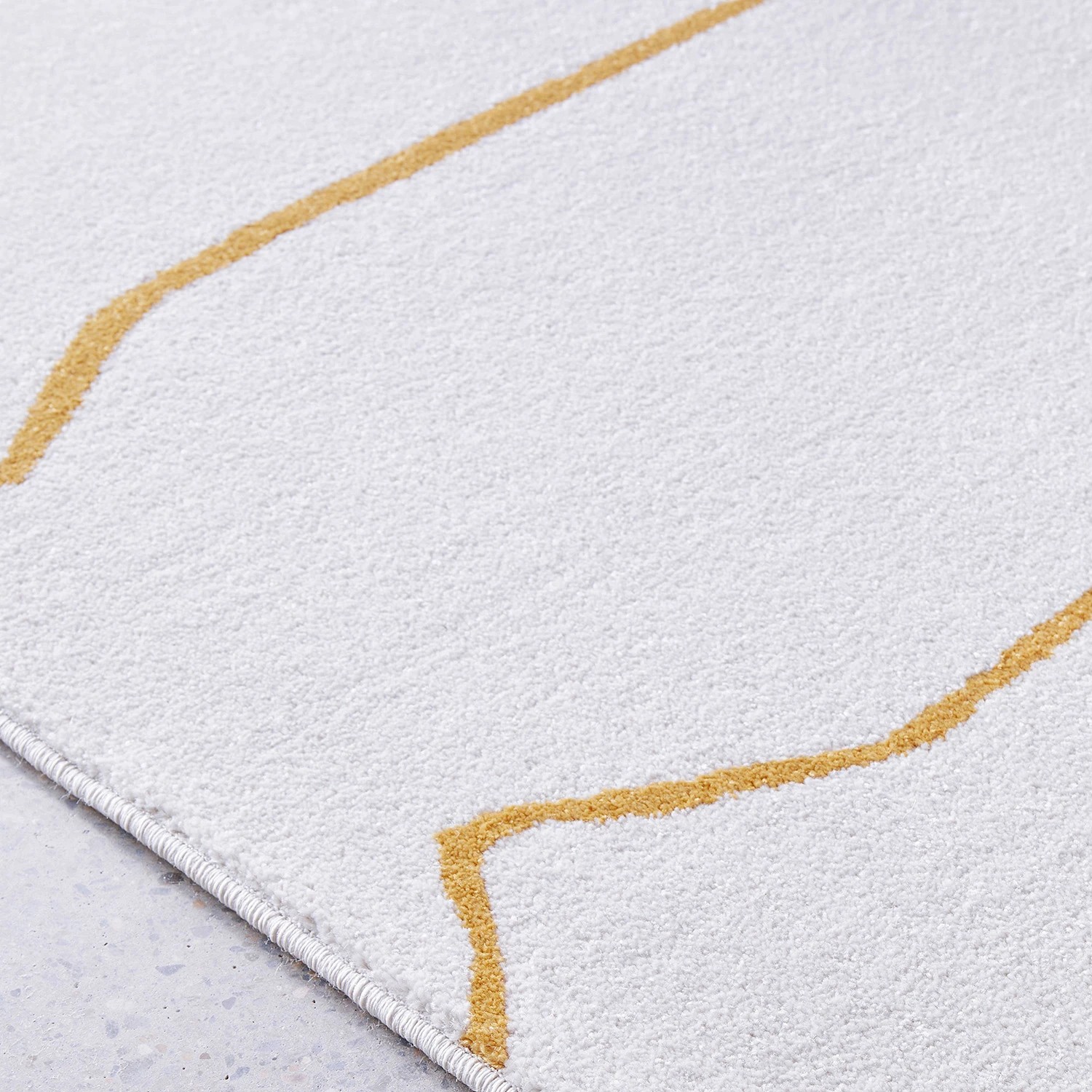 4 Common Ground Rugs Elysium Ivy Gold 290x200cm - Large Power Loomed Pet Friendly Floor Rug - Natural, 4 of 9