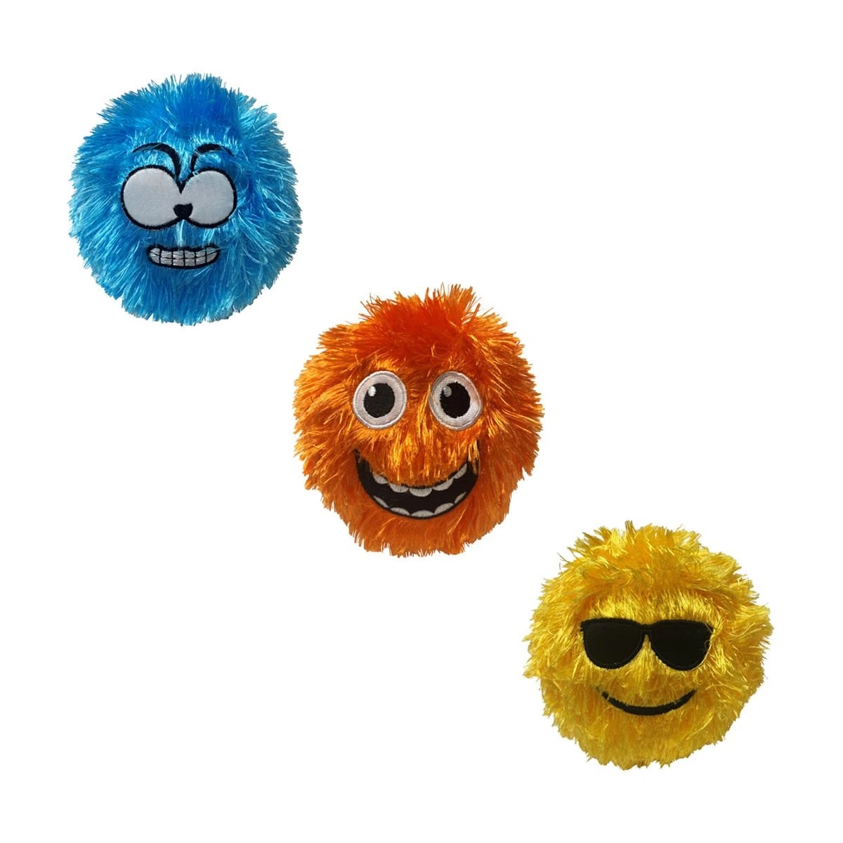 1 Mini Soft Fuzz Face Ball - Assorted