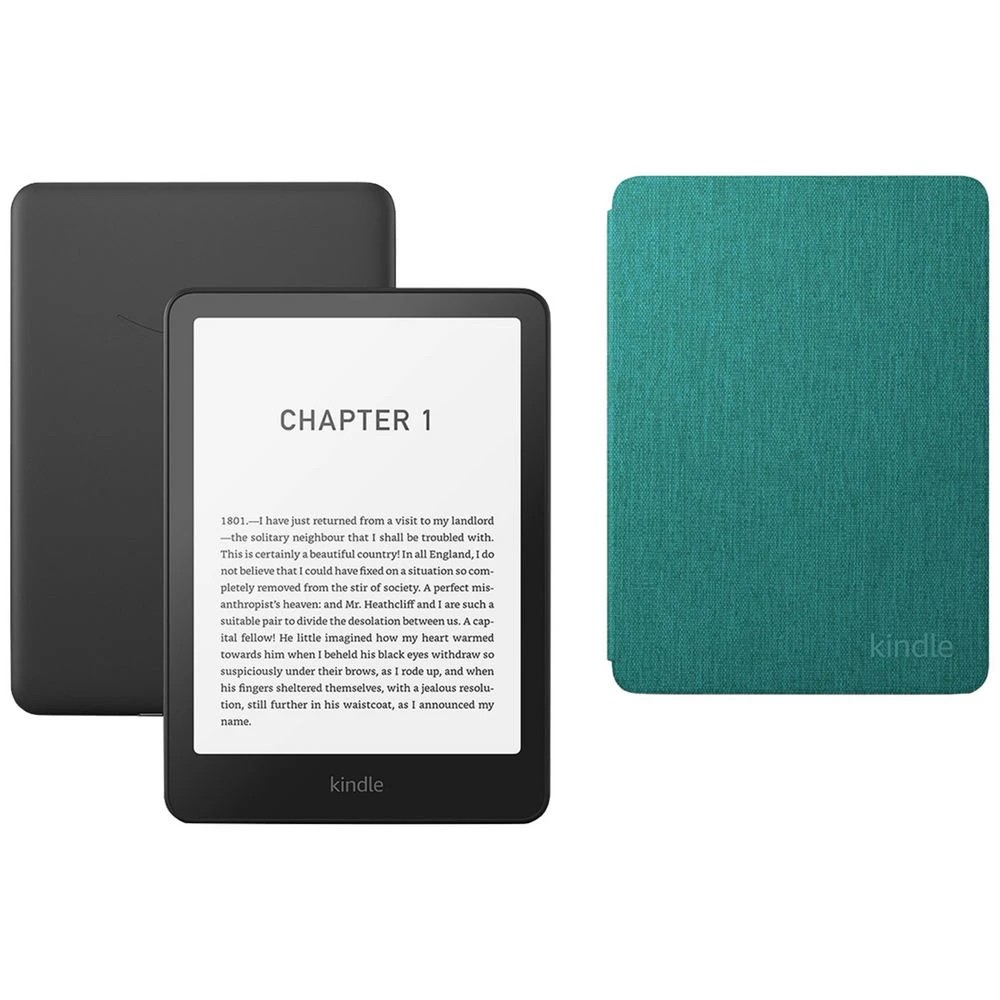 1 Kindle Paperwhite 12th Gen 16GB with Jade Cover, 1 of 1