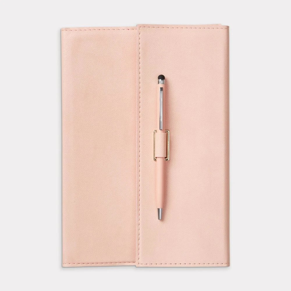 2 Otto A5 Tri-Fold Notebook with Pen 192 Pages Pink, 2 of 4