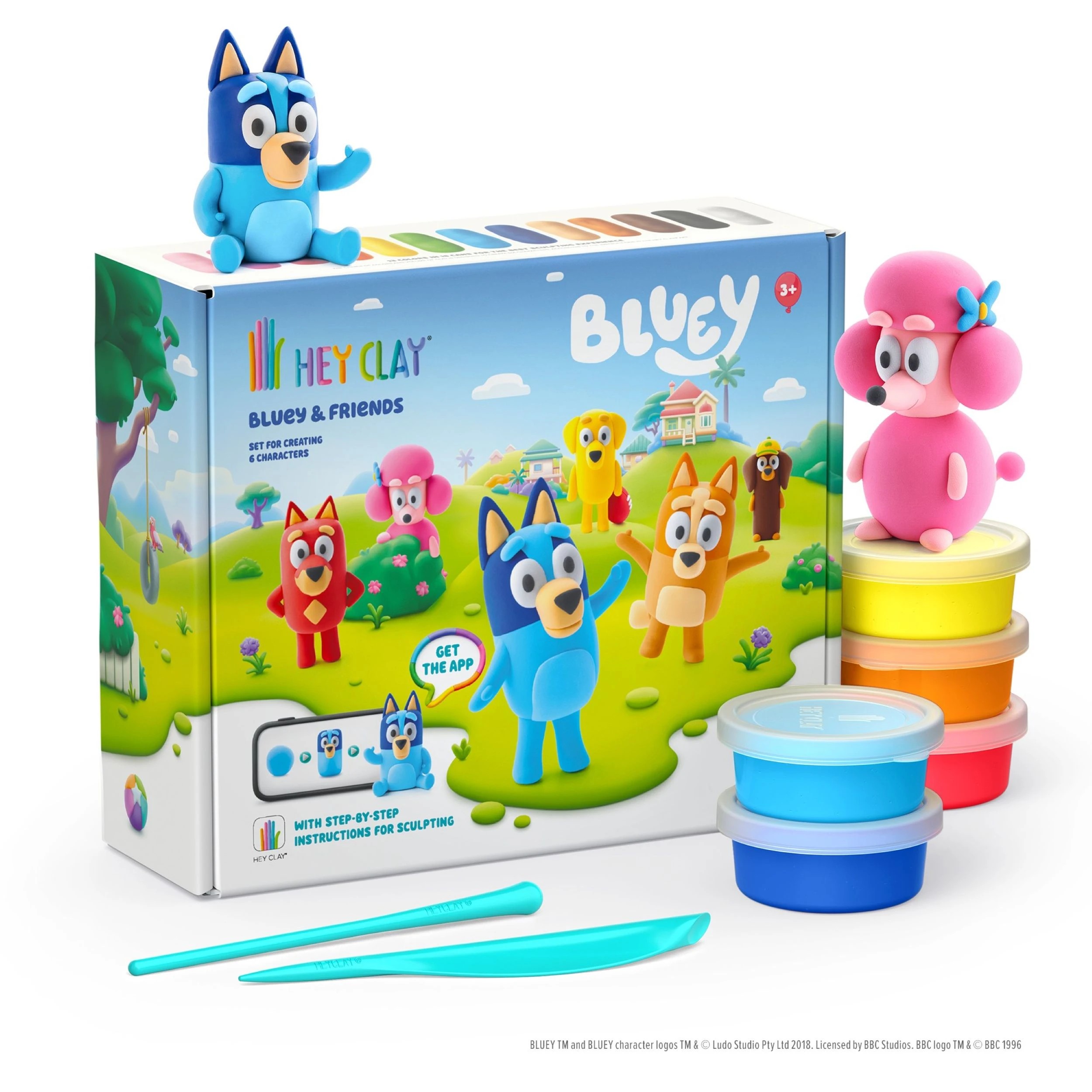 1 Hey Clay Bluey & Friends Set - Multi, 1 of 5