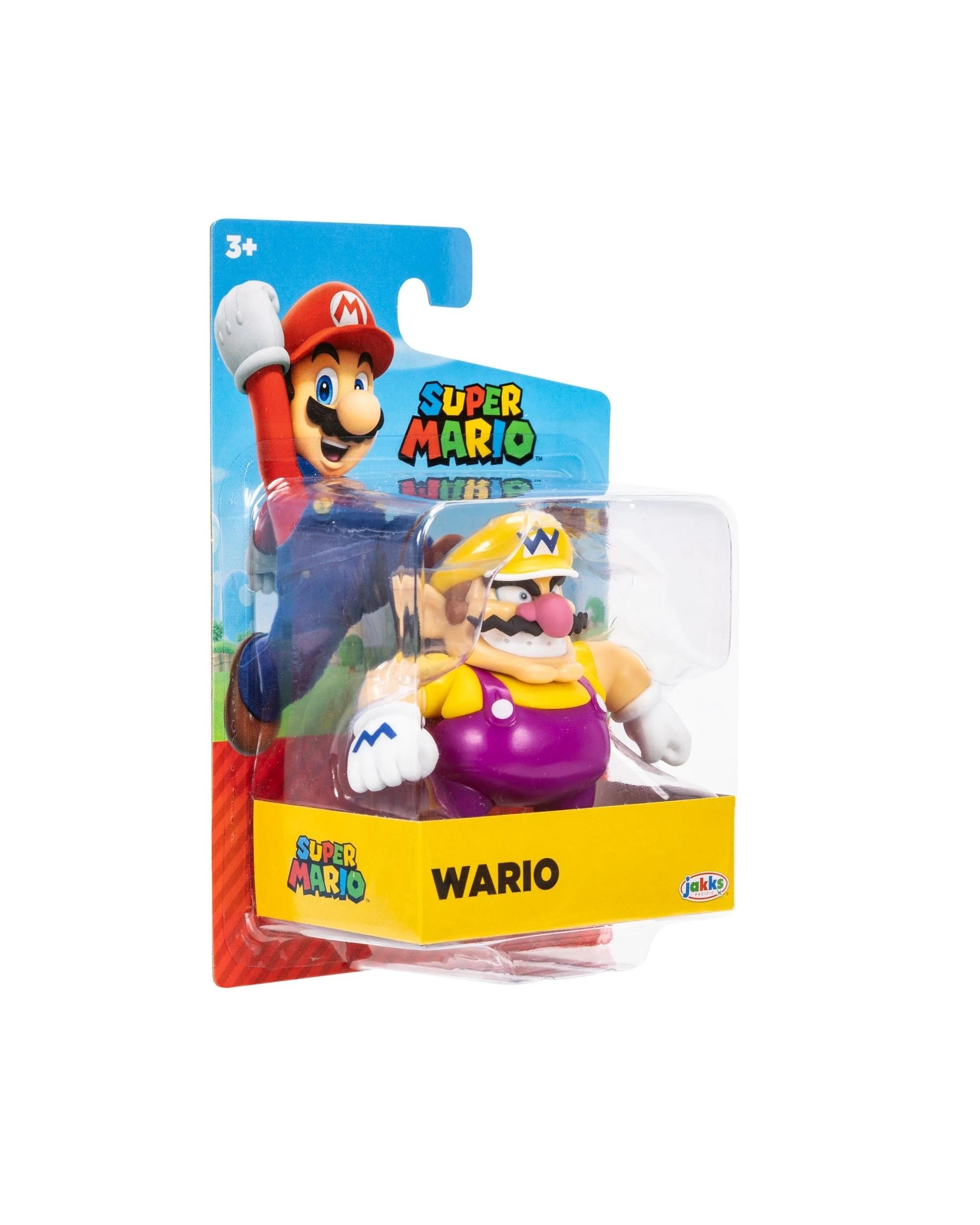 3 Super Mario 2.5 inch Wario Figure, 3 of 9