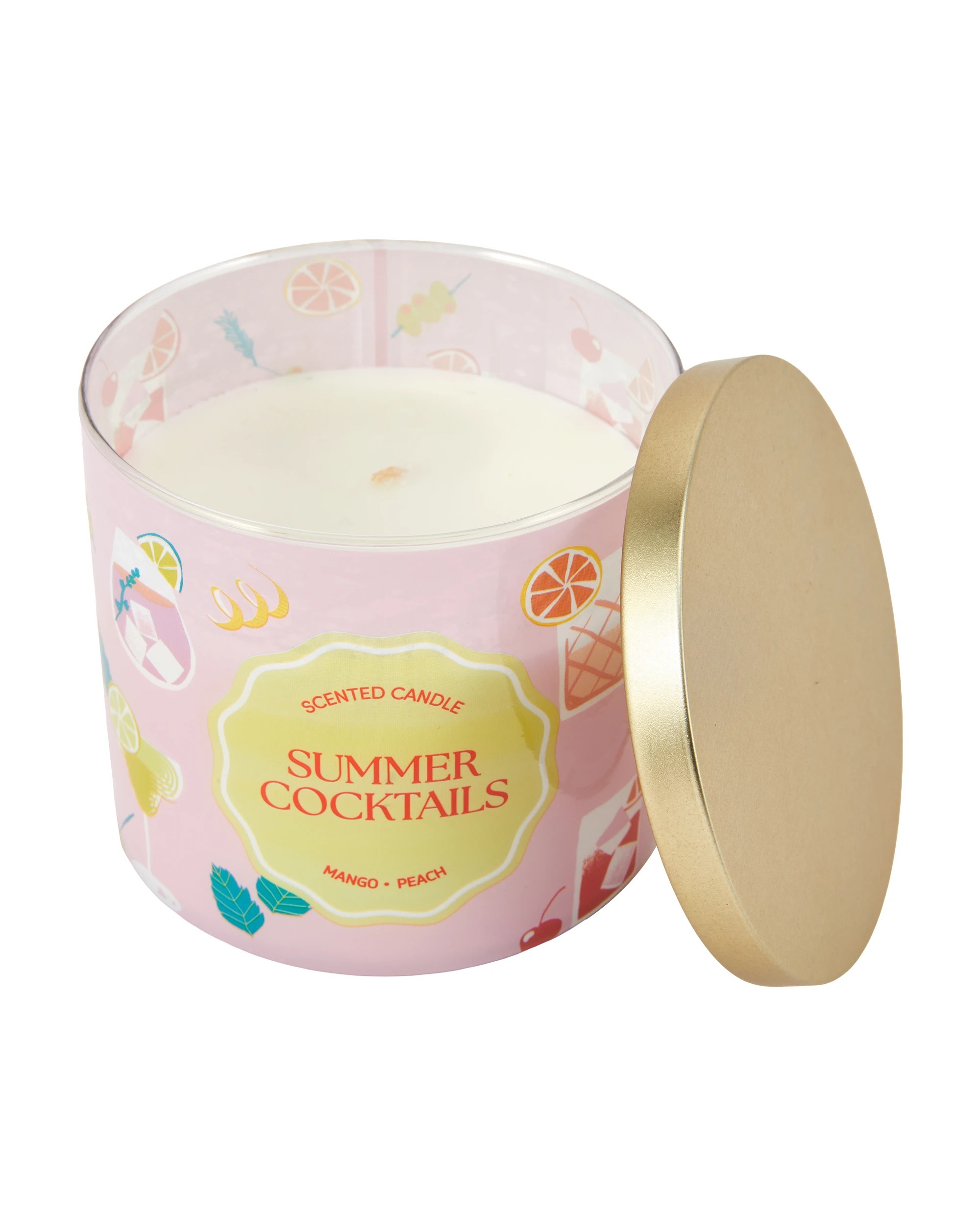 4 Graphic Summer Cocktail Candle, 4 of 5