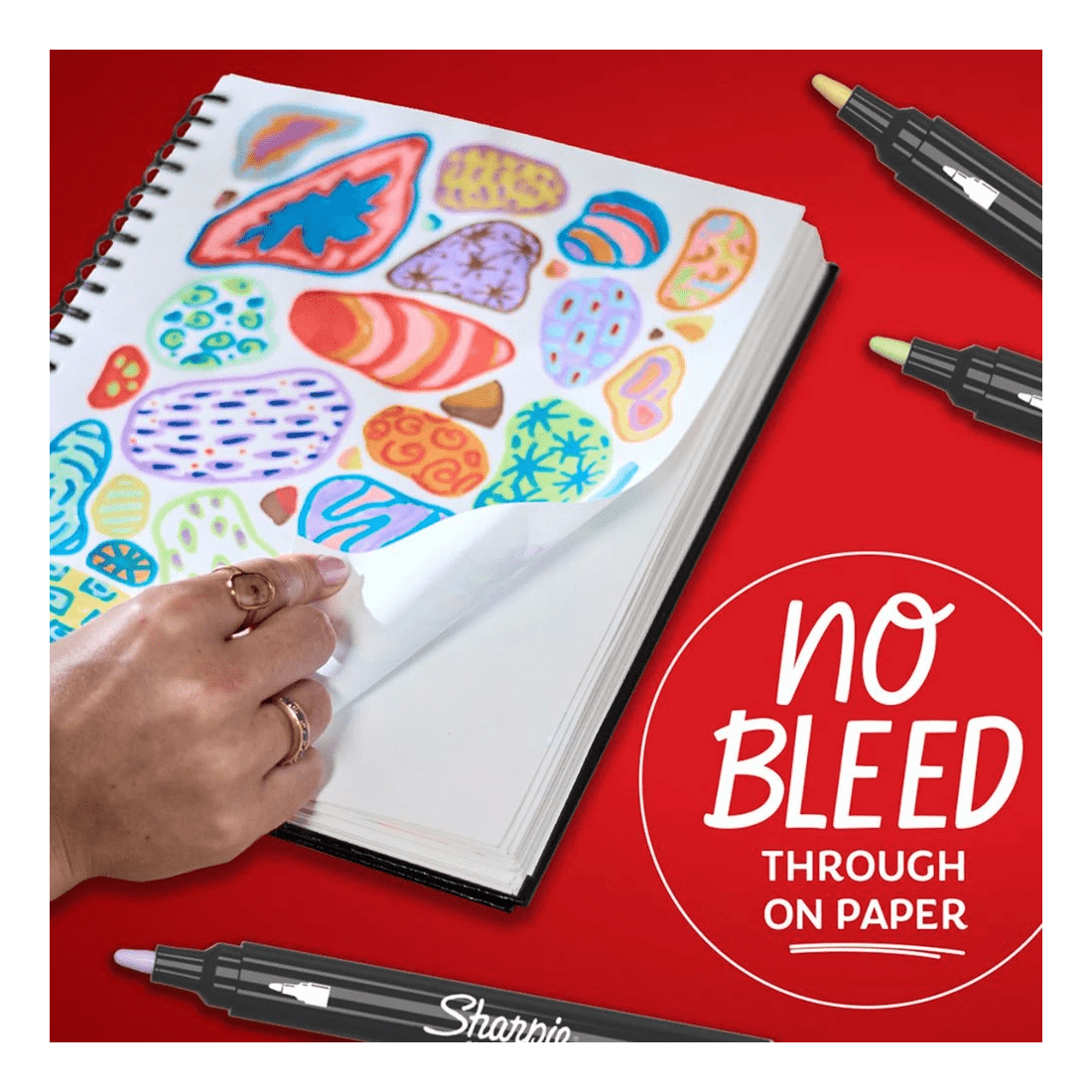 8 Sharpie Creative Acrylic Bullet Markers Assorted 5 Pack, 8 of 10