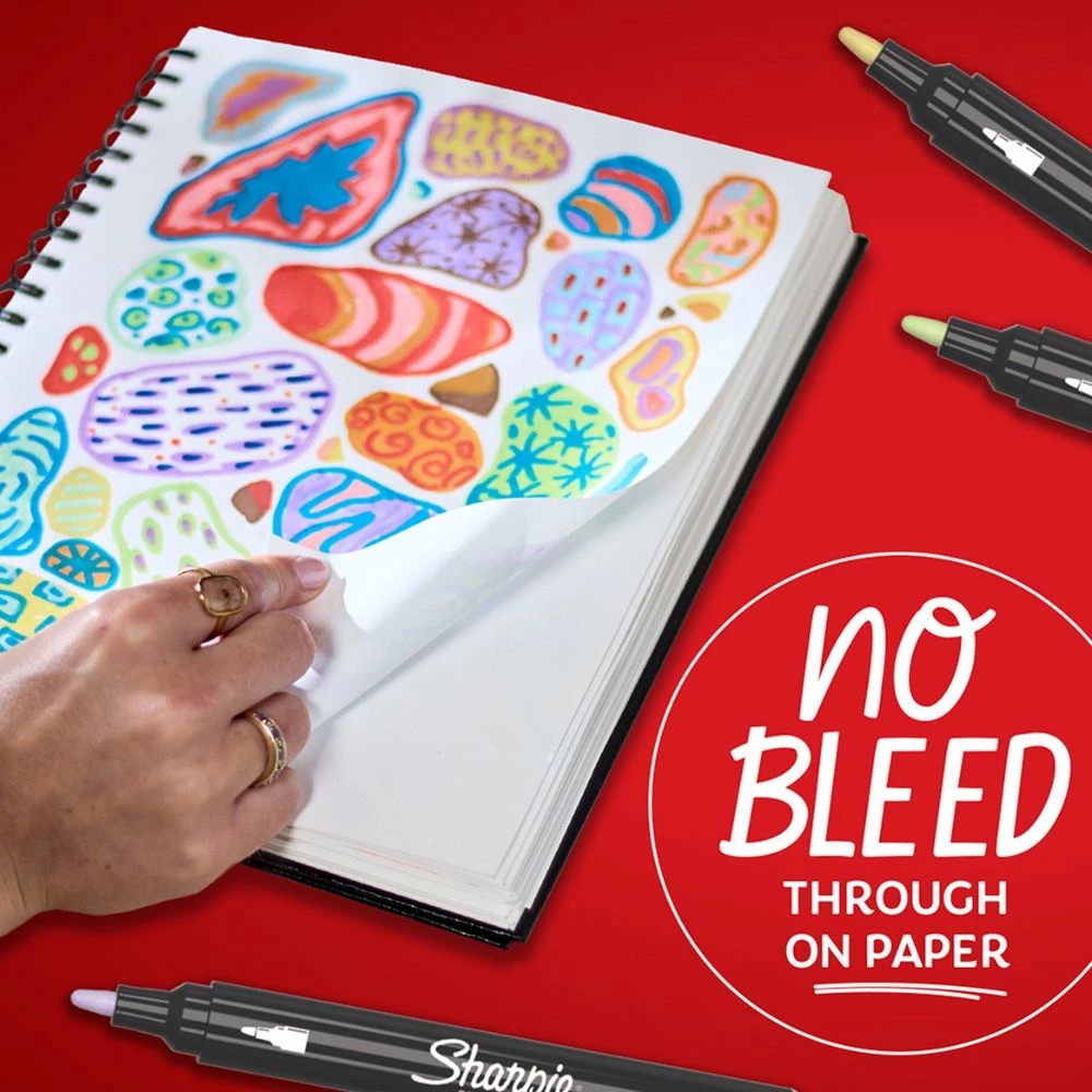 8 Sharpie Creative Acrylic Bullet Markers Earth Tones 5 Pack, 8 of 10