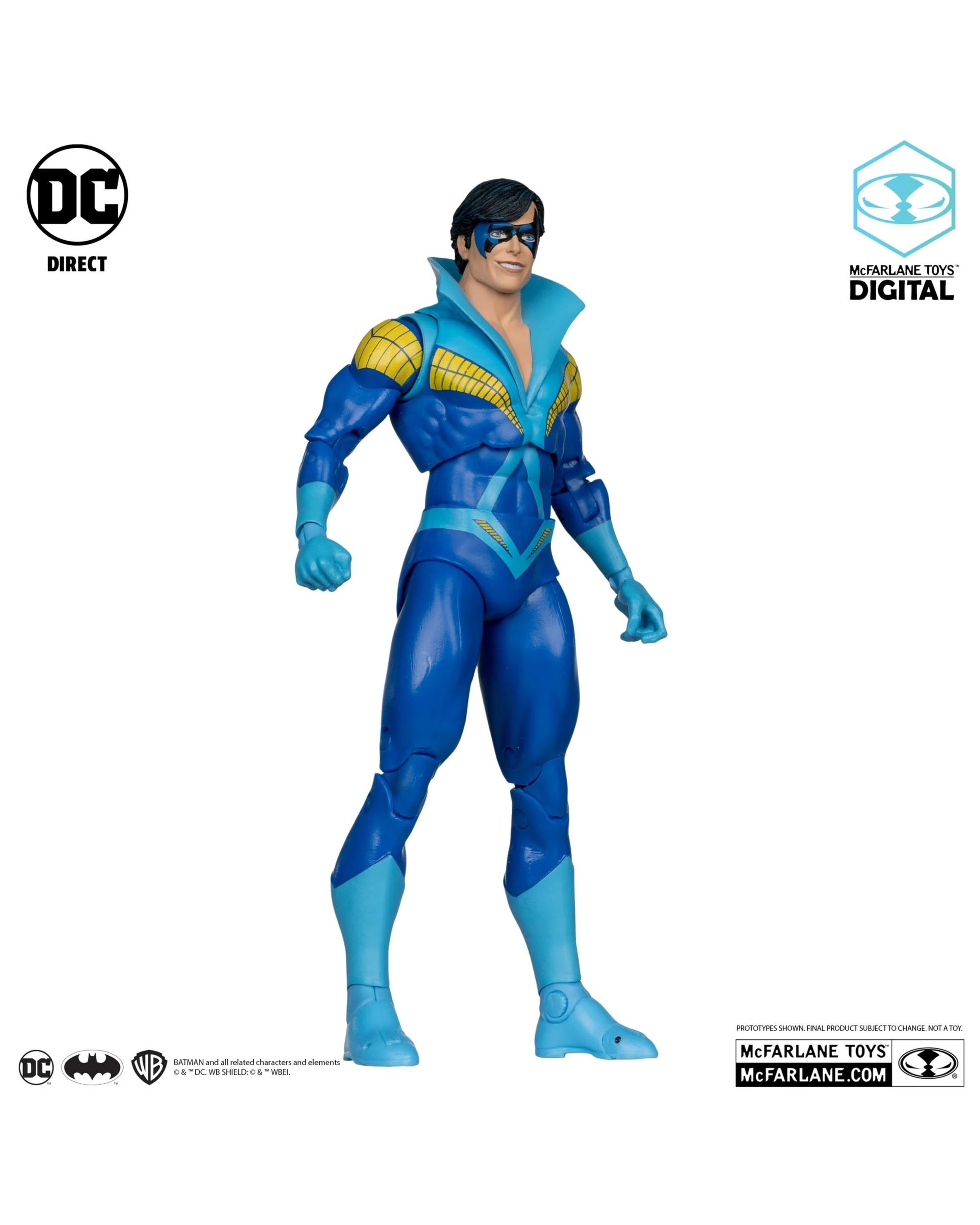 3 McFarlane Digital DC Direct Nightwing Silver Age 7 inch Figure, 3 of 9