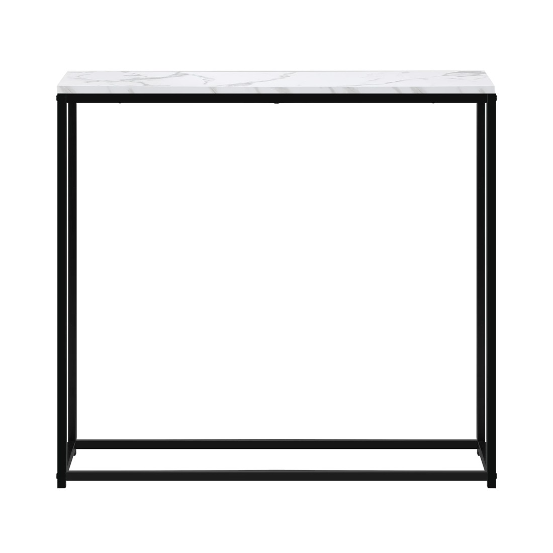 6 Oikiture Console Table Marble-look Iron Hallway Desk Entry Display
 - Multi, 6 of 10