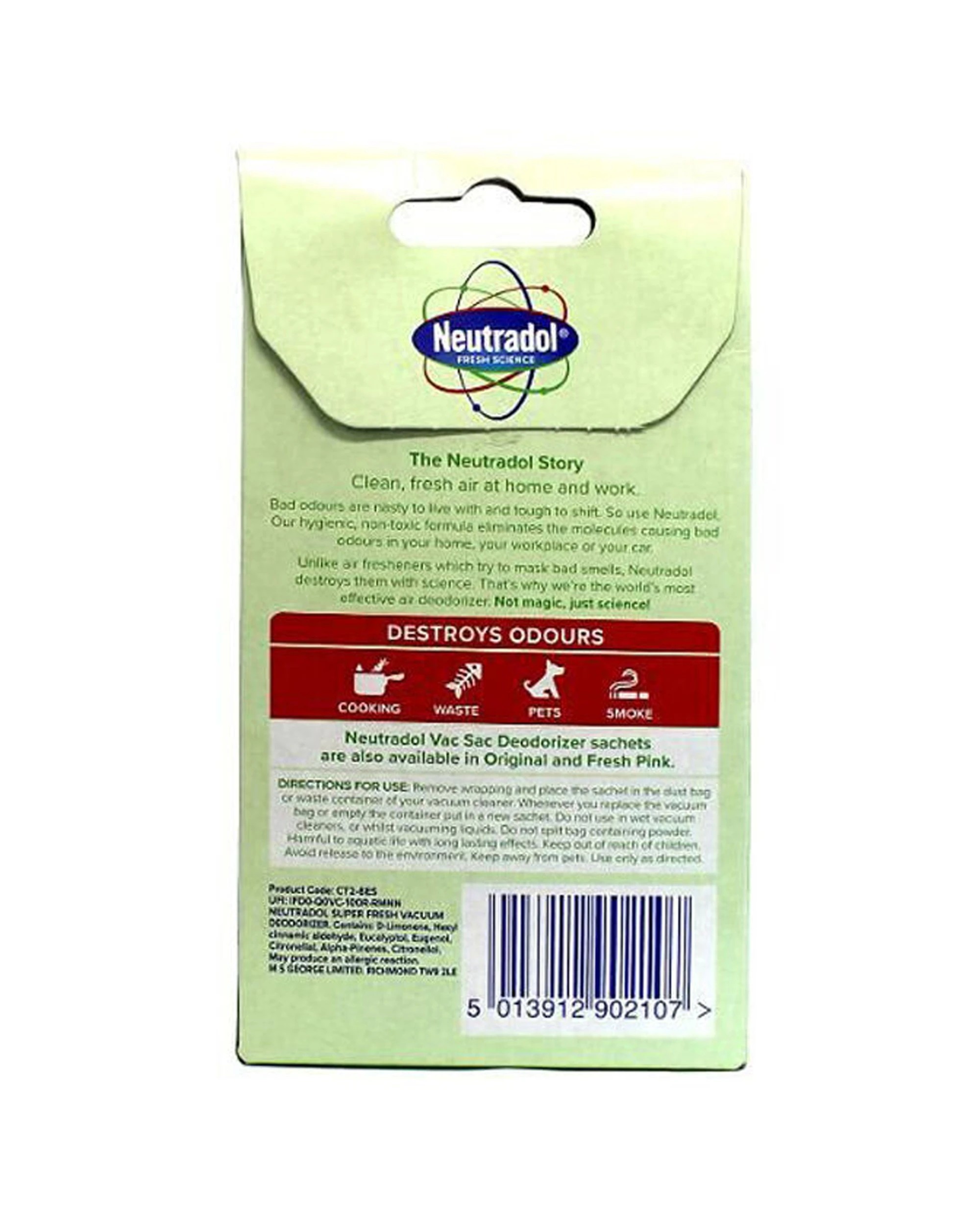 4 Neutradol 6PK Fresh Science Vac Sac Vacuum Carpet Deodoriser Super Fresh - White, 4 of 4