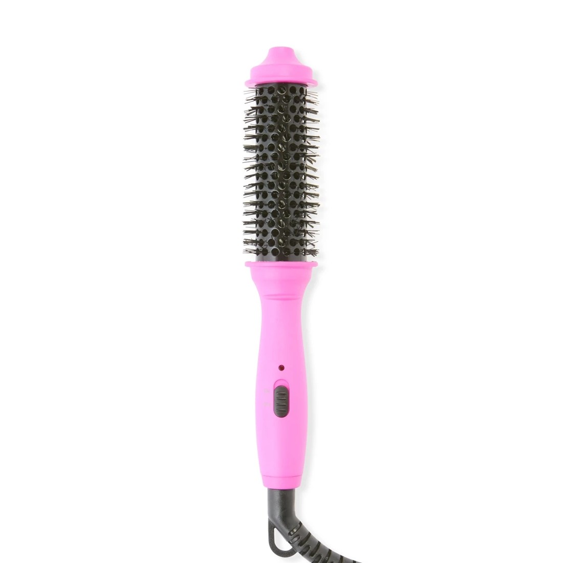 8 Mini Curling Brush - Pink and Black, 8 of 9