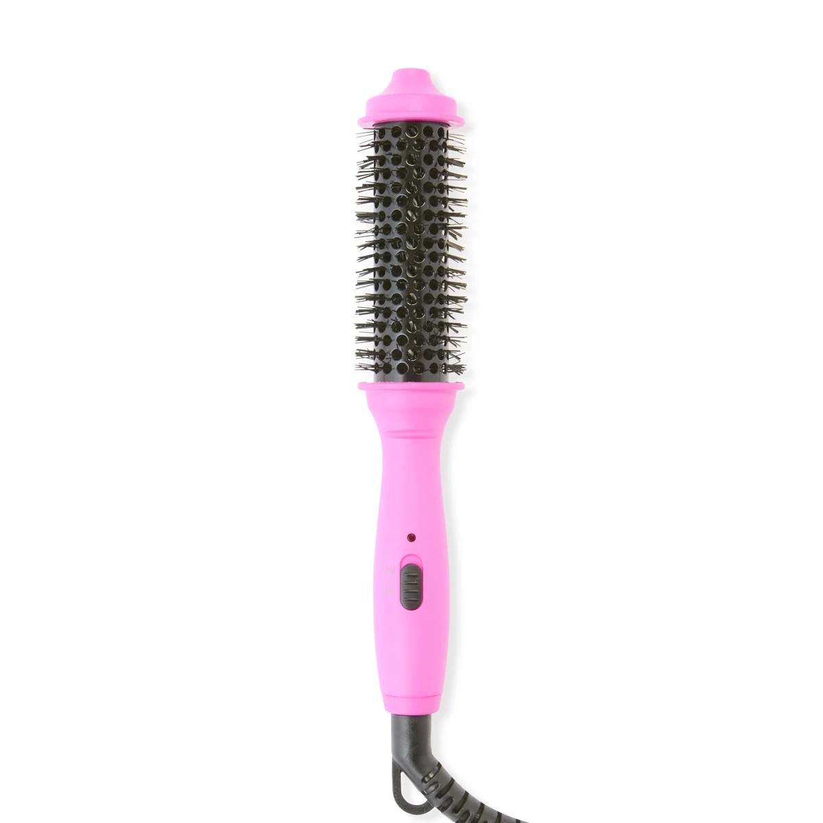 8 Mini Curling Brush - Pink and Black, 8 of 9