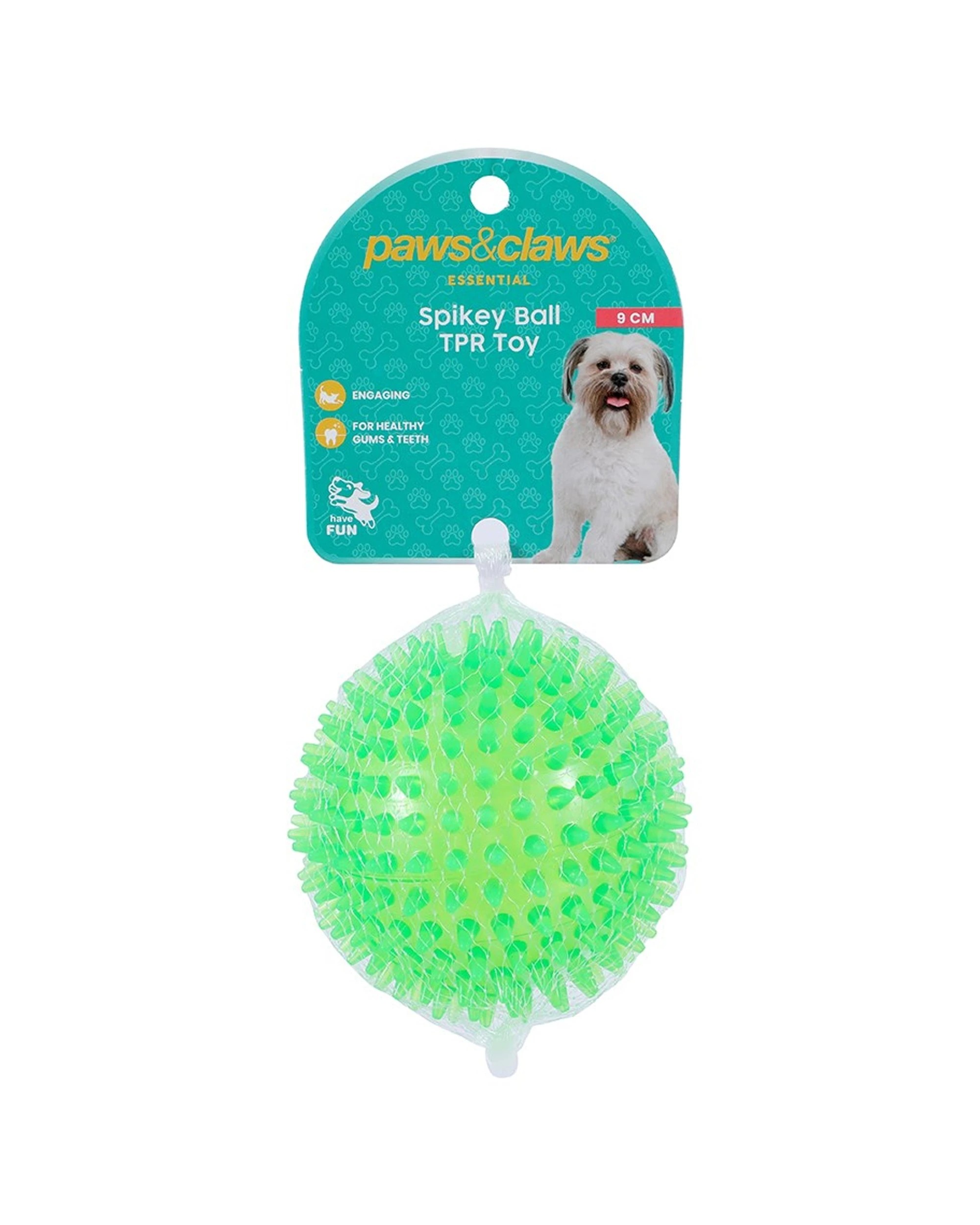 7 Paws And Claws 3pc Spikey Ball TPR Pet Toy 9cm - Multi, 7 of 9