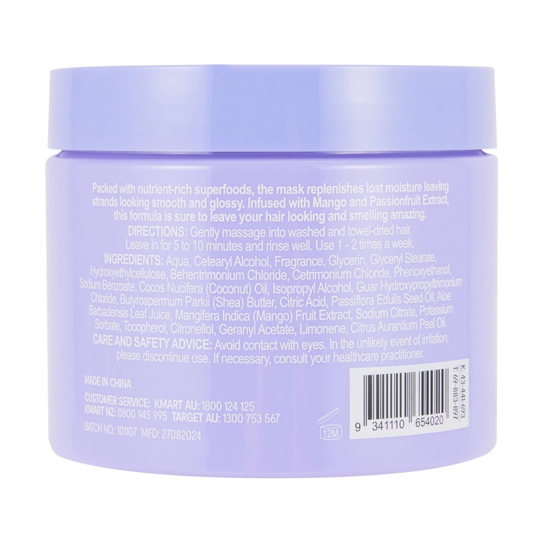 5 OXX Haircare Mango Splash Hydrating Hair Mask 300ml - Mango and Passionfruit Scented, 5 of 5