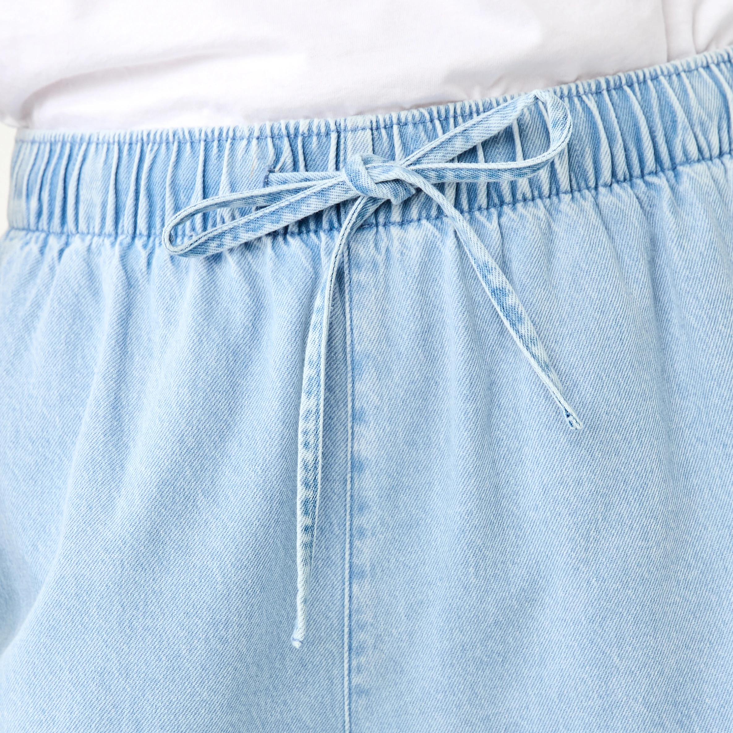 5 Comfort Wide Leg Jeans LIGHT DENIM WASH, 5 of 9