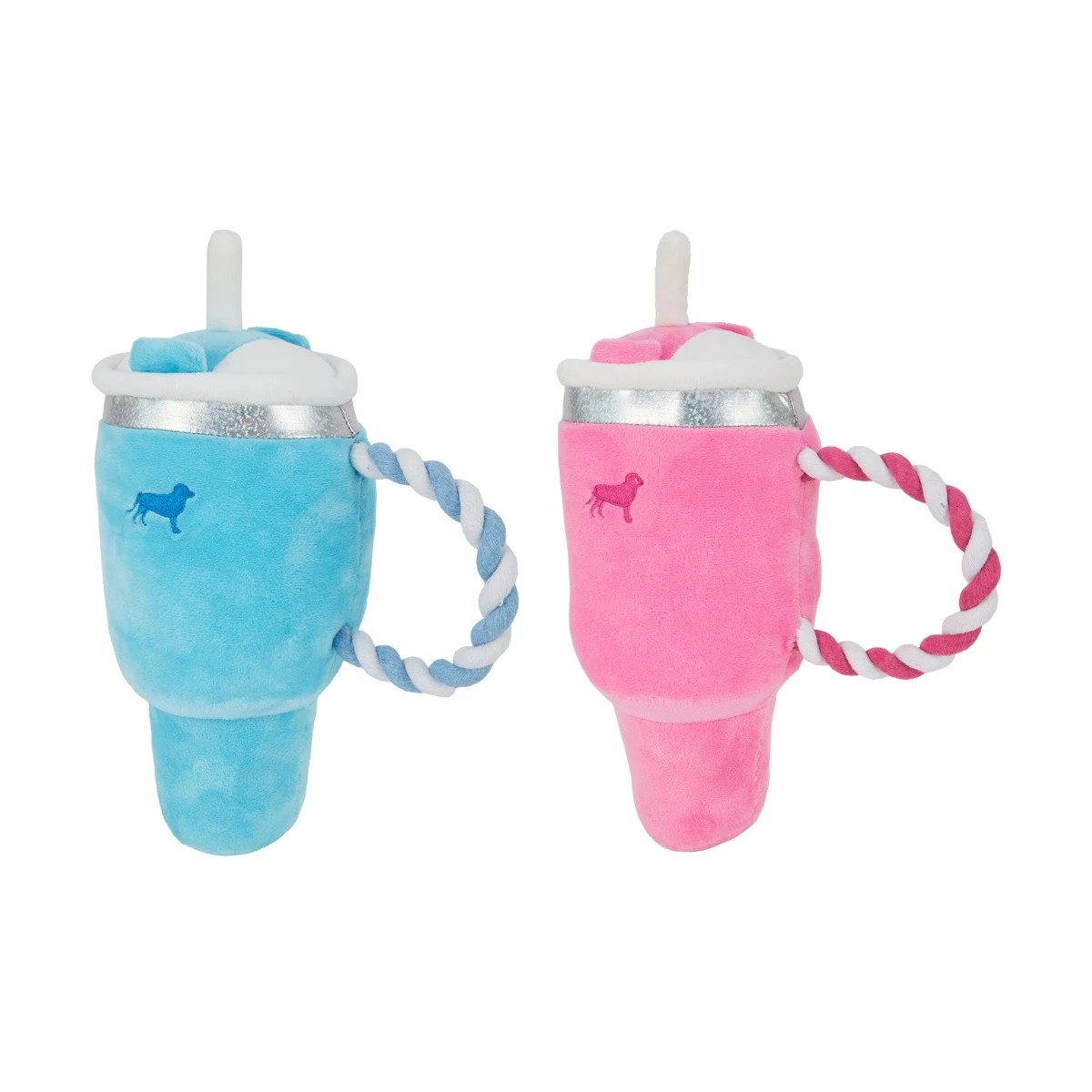 2 Pet Toy Plush Bottle - Assorted, 2 of 7