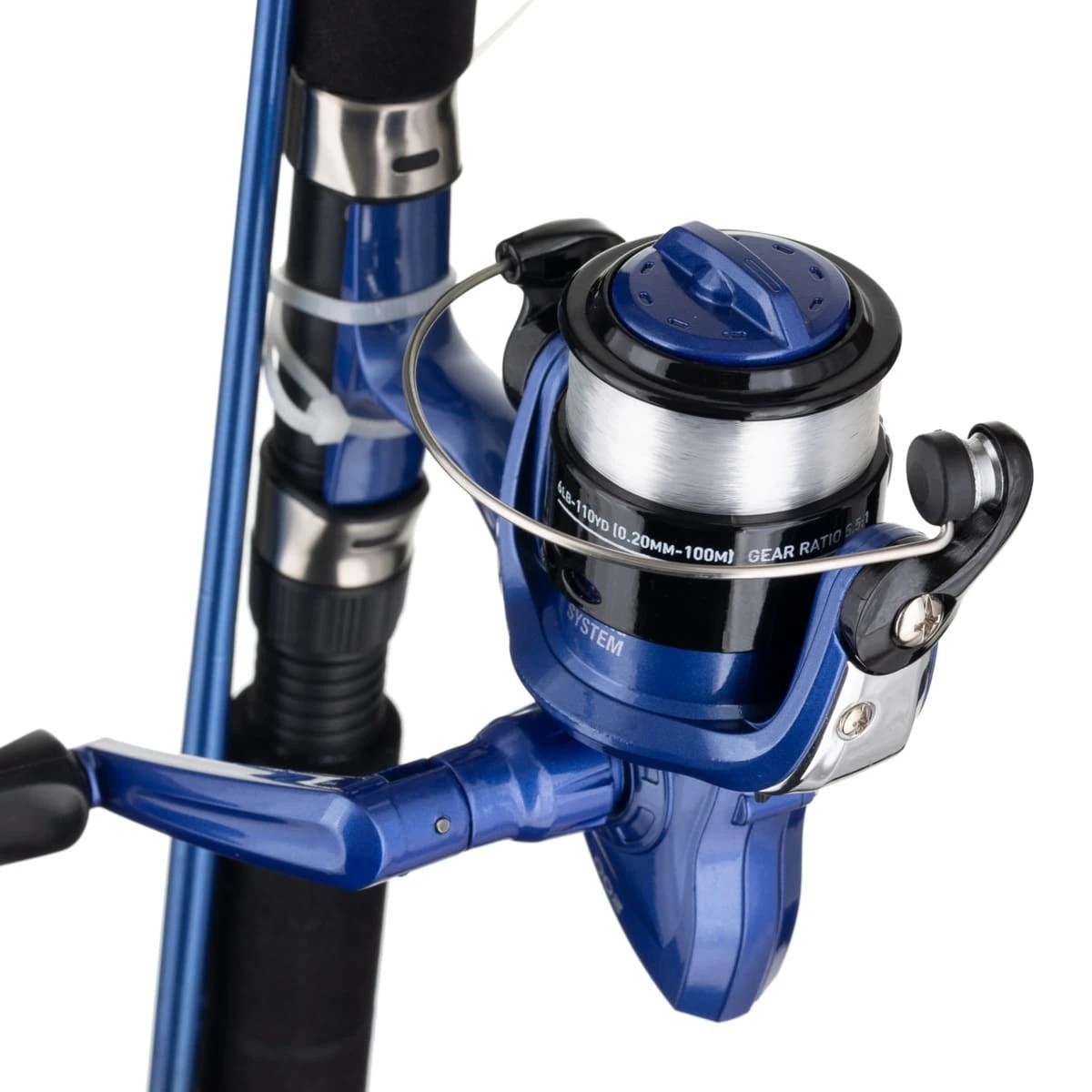 4 Jarvis Walker Junior Angler Recruit Junior Spin combo - 5ft., Blue, 4 of 5