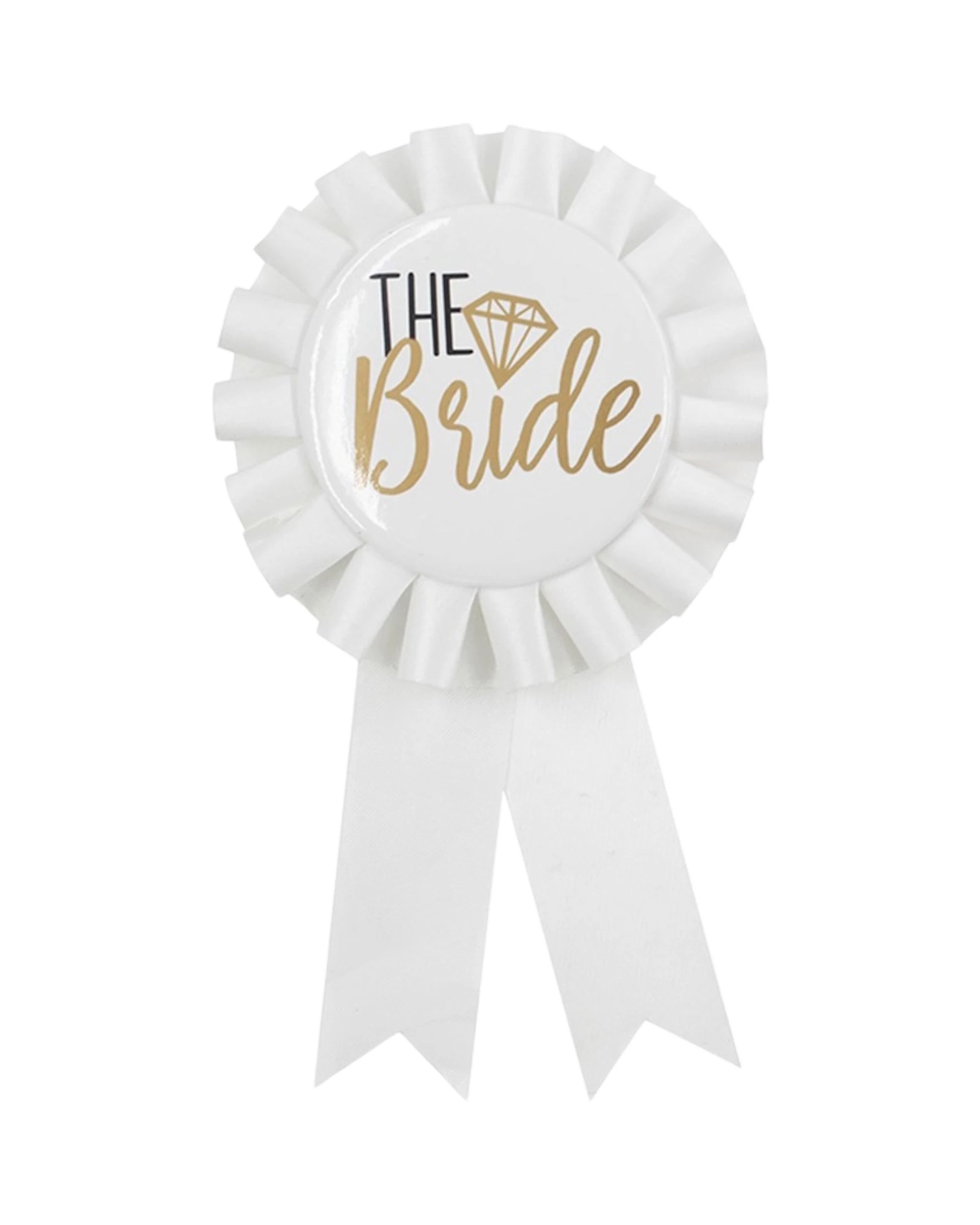 1 Oceana The Bride Ribbon Badge - White, 1 of 1