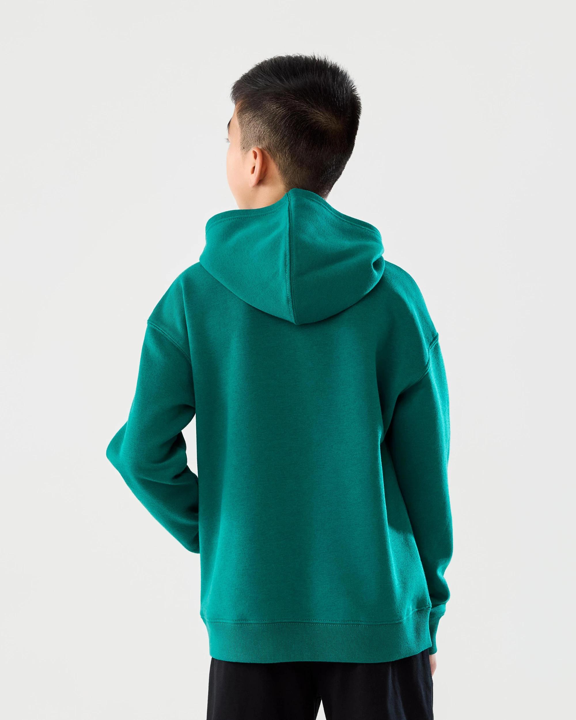 2 Wallabies Rugby Youth Hoodie Green, 2 of 7