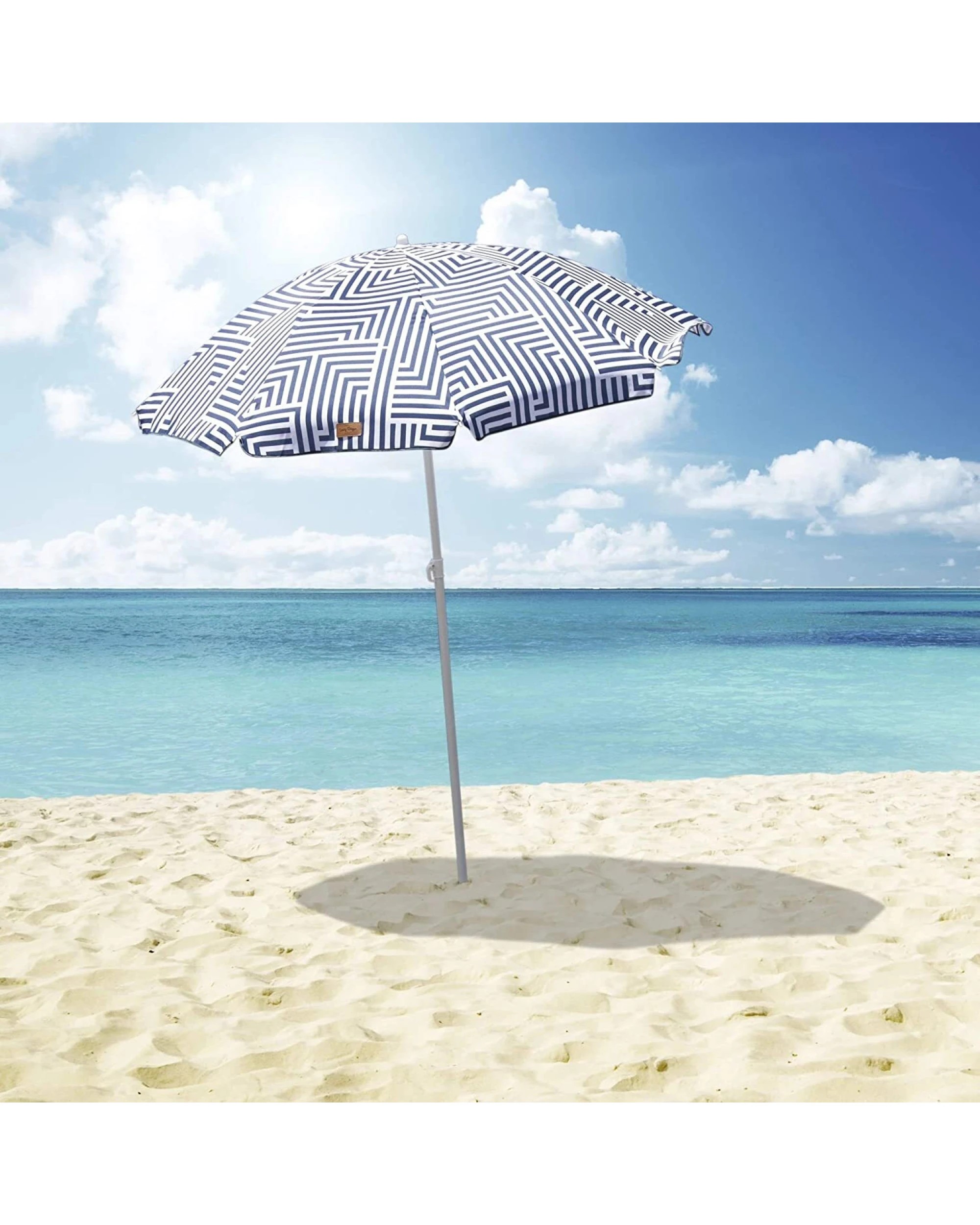 7 BR Outdoor Outdoor Garden Beach Umbrella with Tilt and Carry Bag, 7 of 8