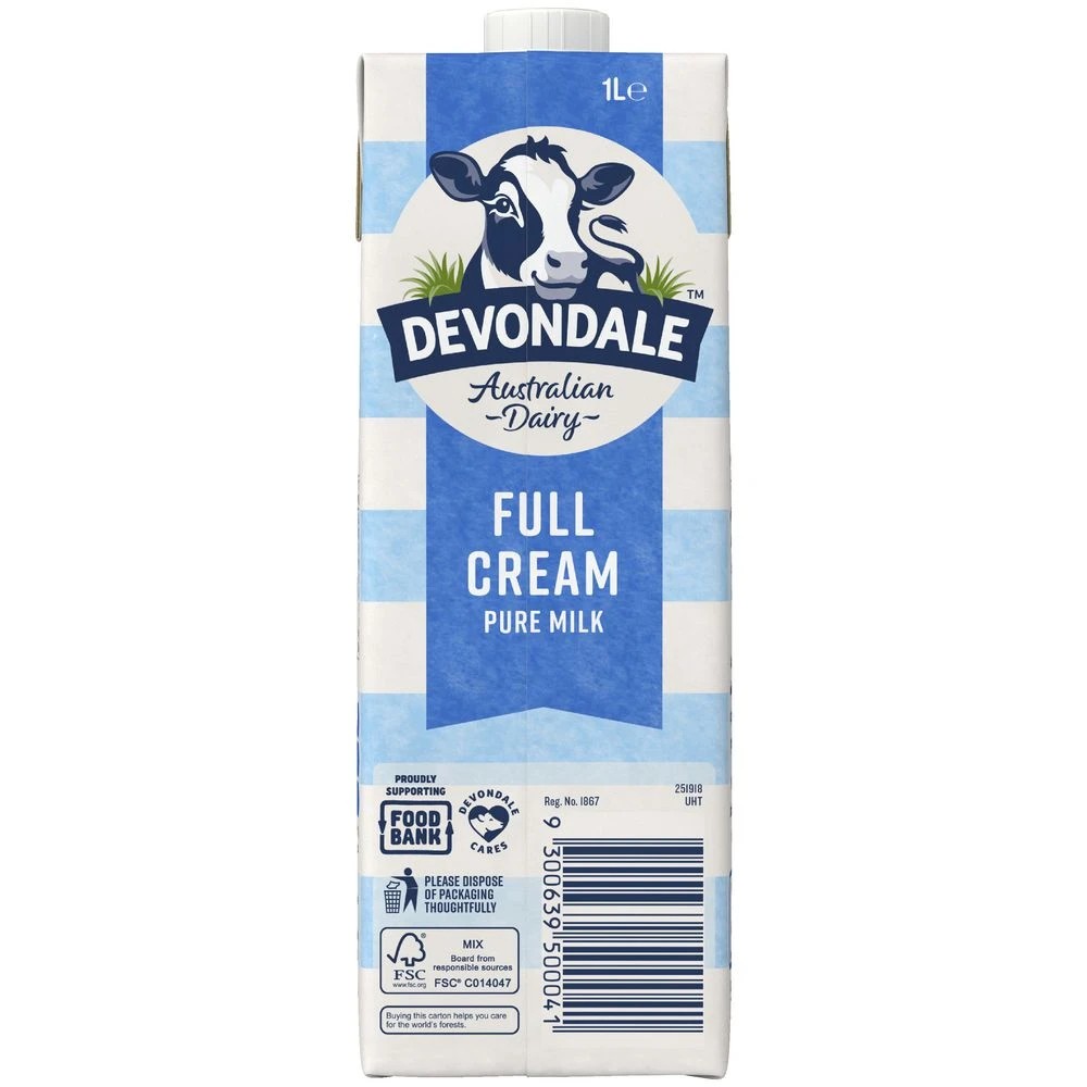 5 Devondale Full Cream UHT Milk 1L, 5 of 5