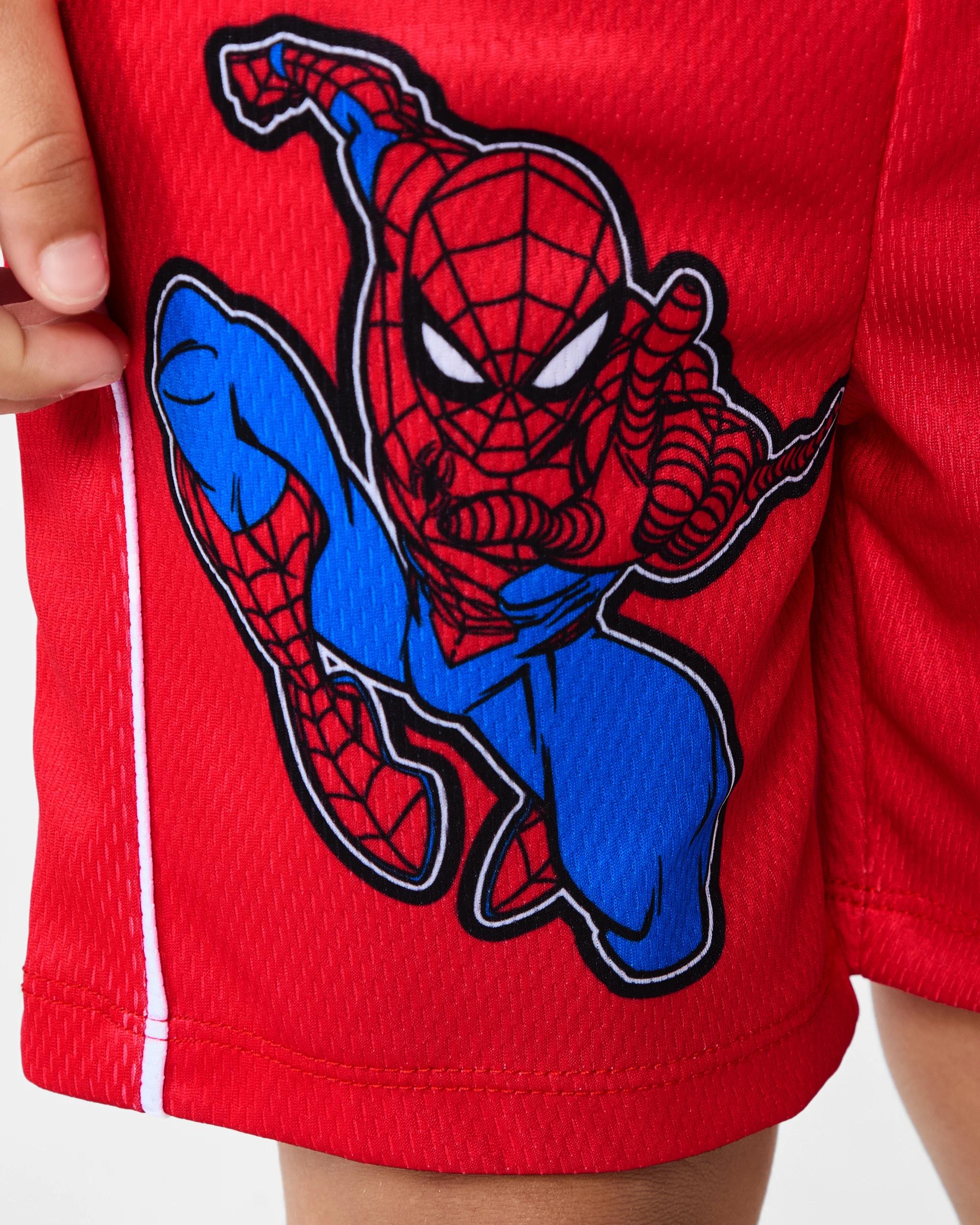 3 Spider-Man License Mesh Shorts Spiderman, 3 of 6