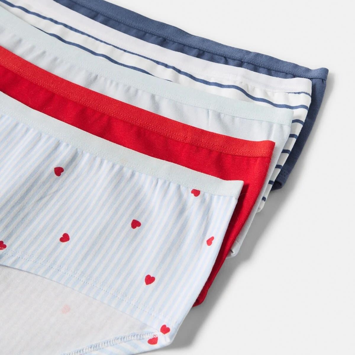 2 5 Pack Boyleg Briefs HEARTS MULTI, 2 of 10