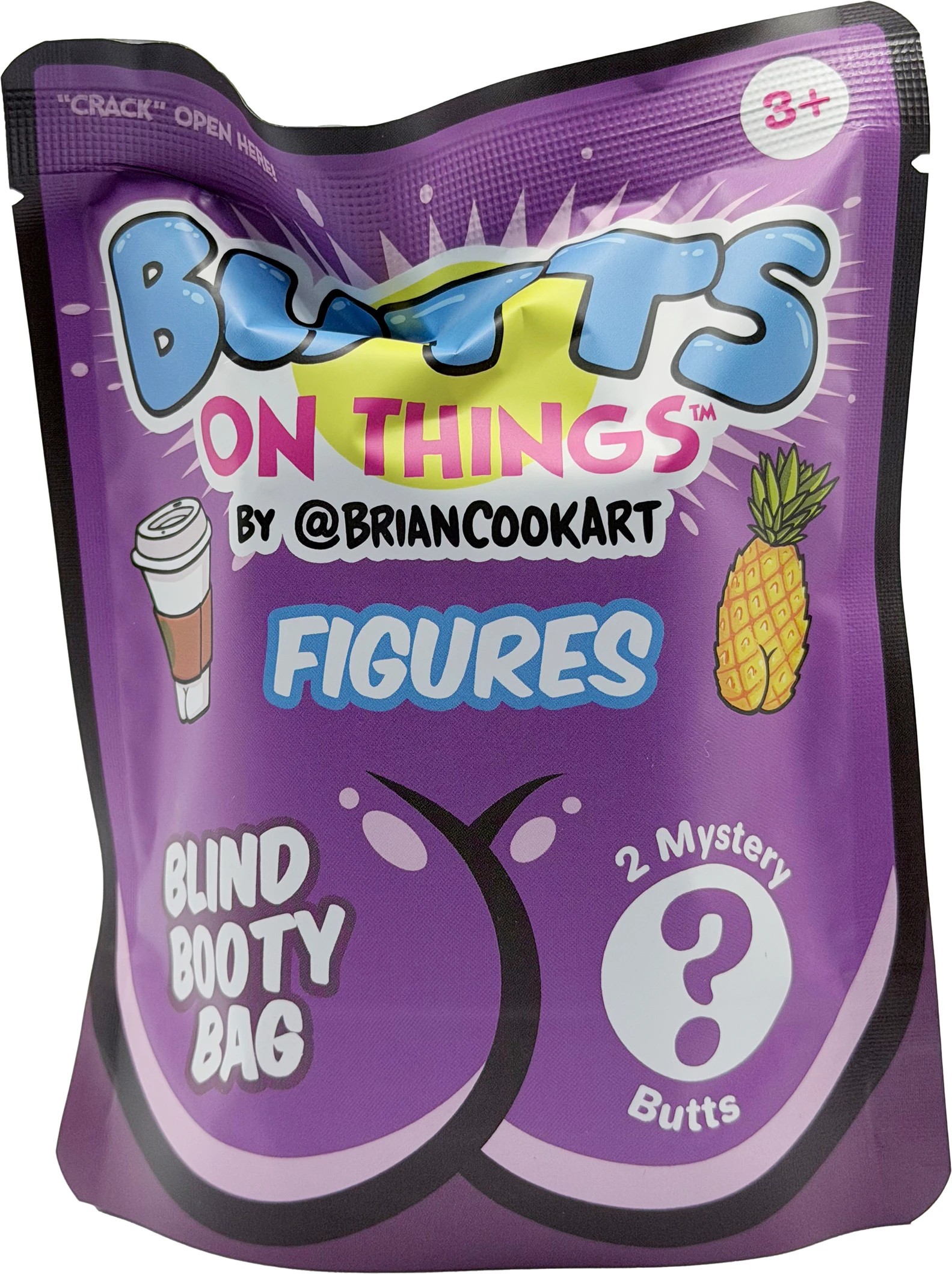 4 Butts On Things 2-Piece Figurine Blind Bag - Assorted, 4 of 7
