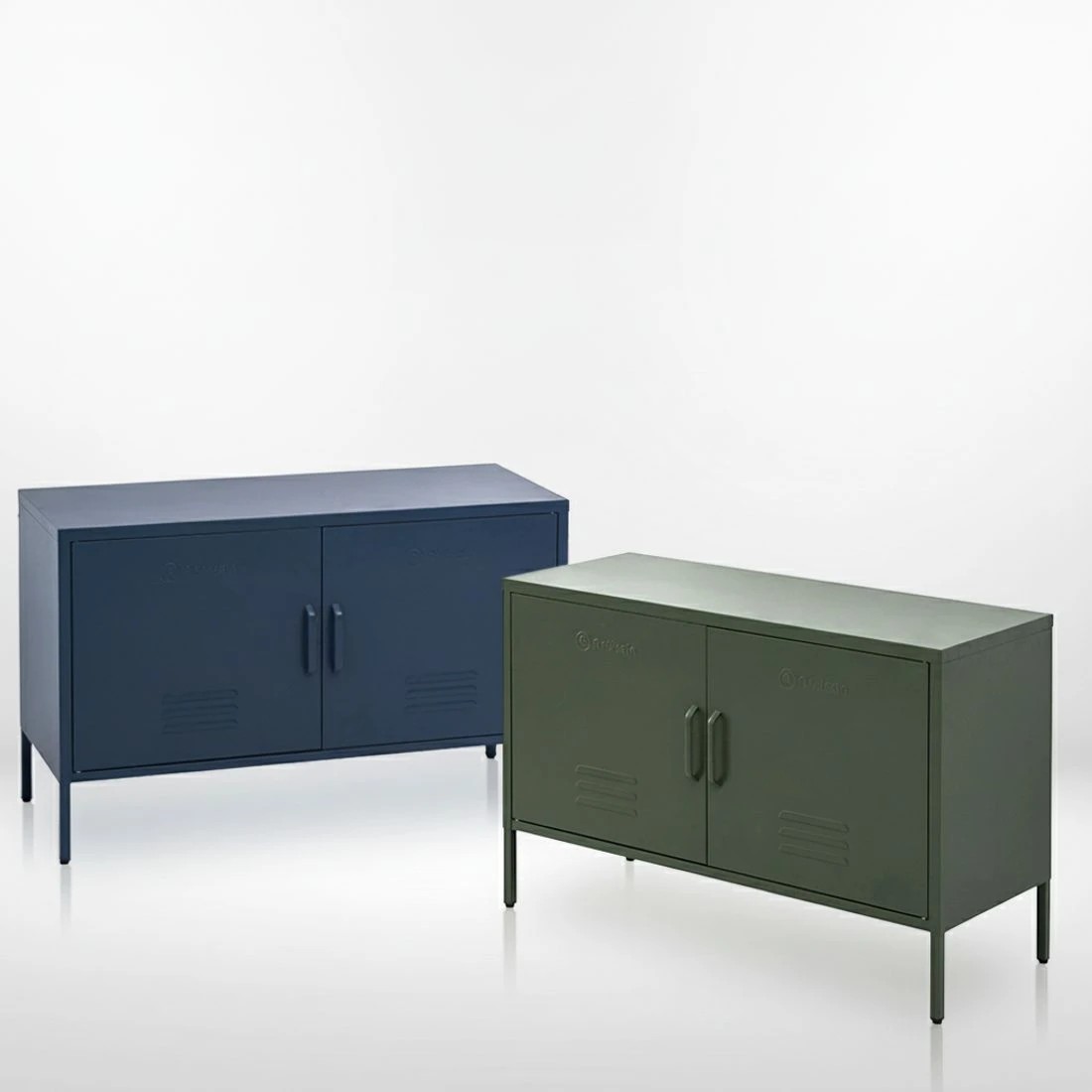 6 Artiss Buffet Sideboard Metal Cabinet - Green, 6 of 7