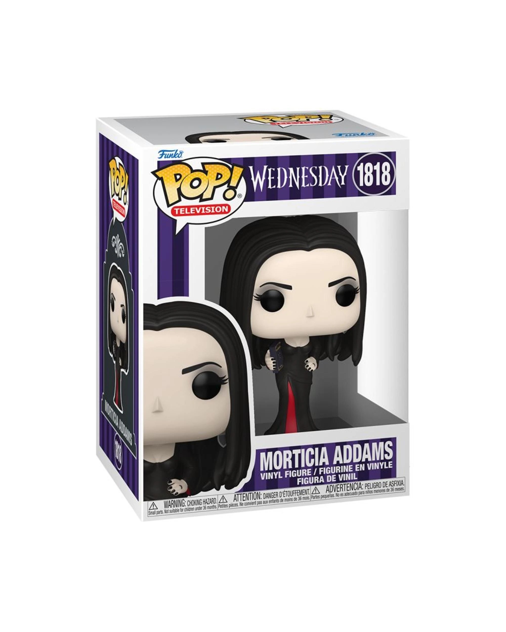 3 Wednesday - TV -  Season 2 Morticia Addams with Book of Shadows Funko POP! Vinyl, 3 of 3