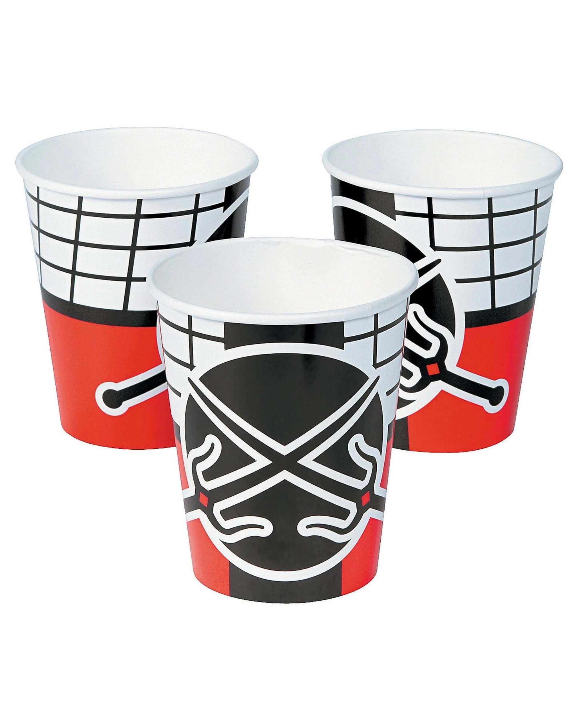 1 Fun Express Ninja Warrior Paper Cups Pack of 8 - Multi, 1 of 1