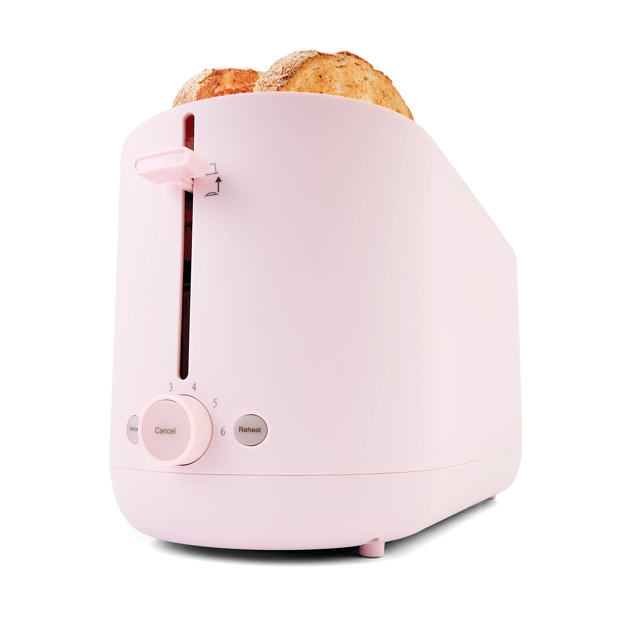 1 4 Slice Toaster Long Slot - Pink, 1 of 9