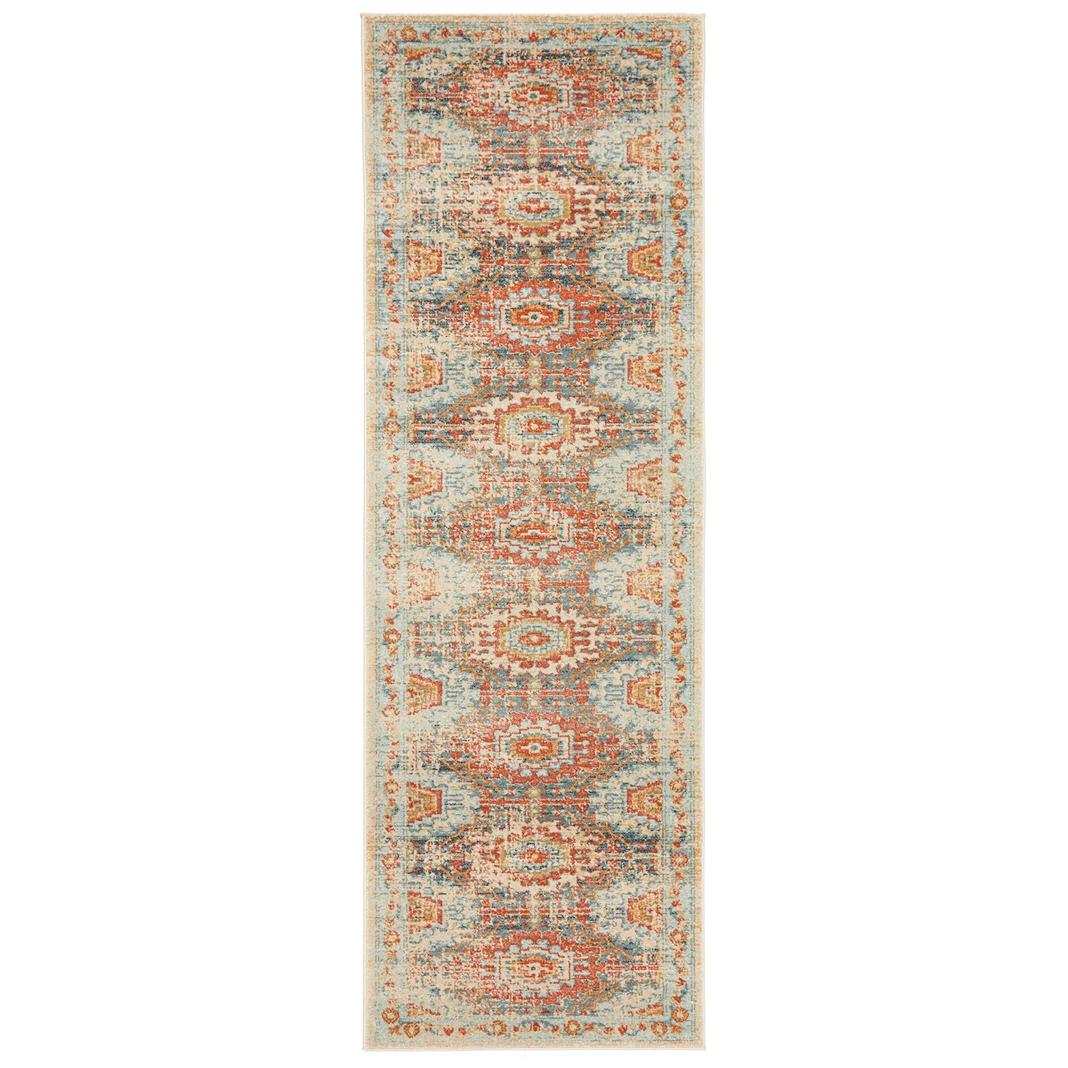 2 Common Ground Rugs Eterna 853 300x80cm - Medium Runner Power Loomed Pet Friendly Rug - Gold, 2 of 9