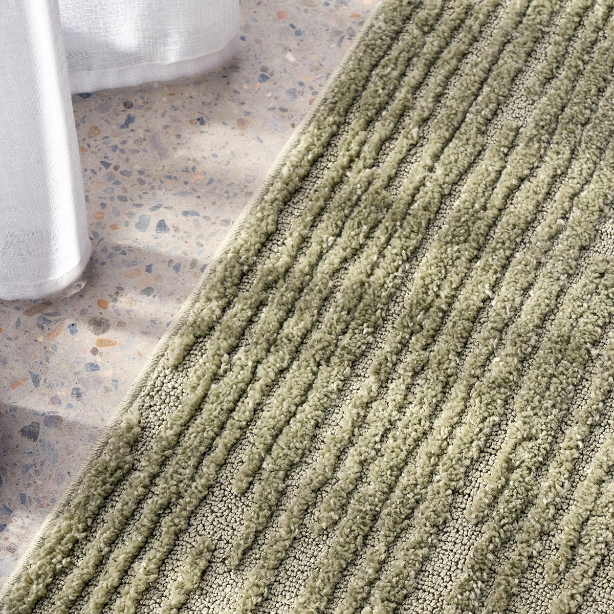 4 Common Ground Rugs Starlet Suri 300x80cm - Medium Runner Power Loomed Rug - Green, 4 of 7