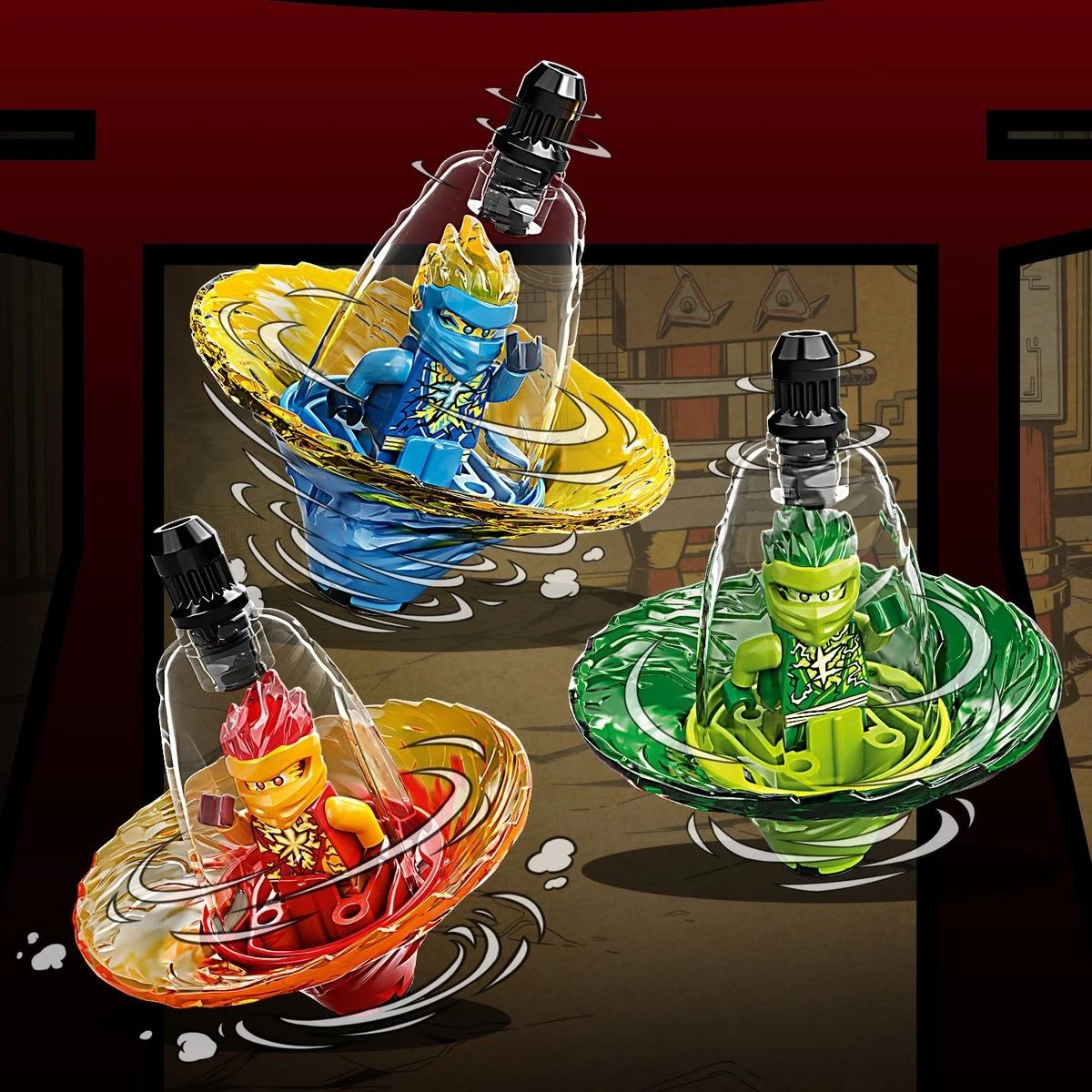 8 LEGO NINJAGO Jays Spinjitzu Ninja Training 70690, 8 of 10