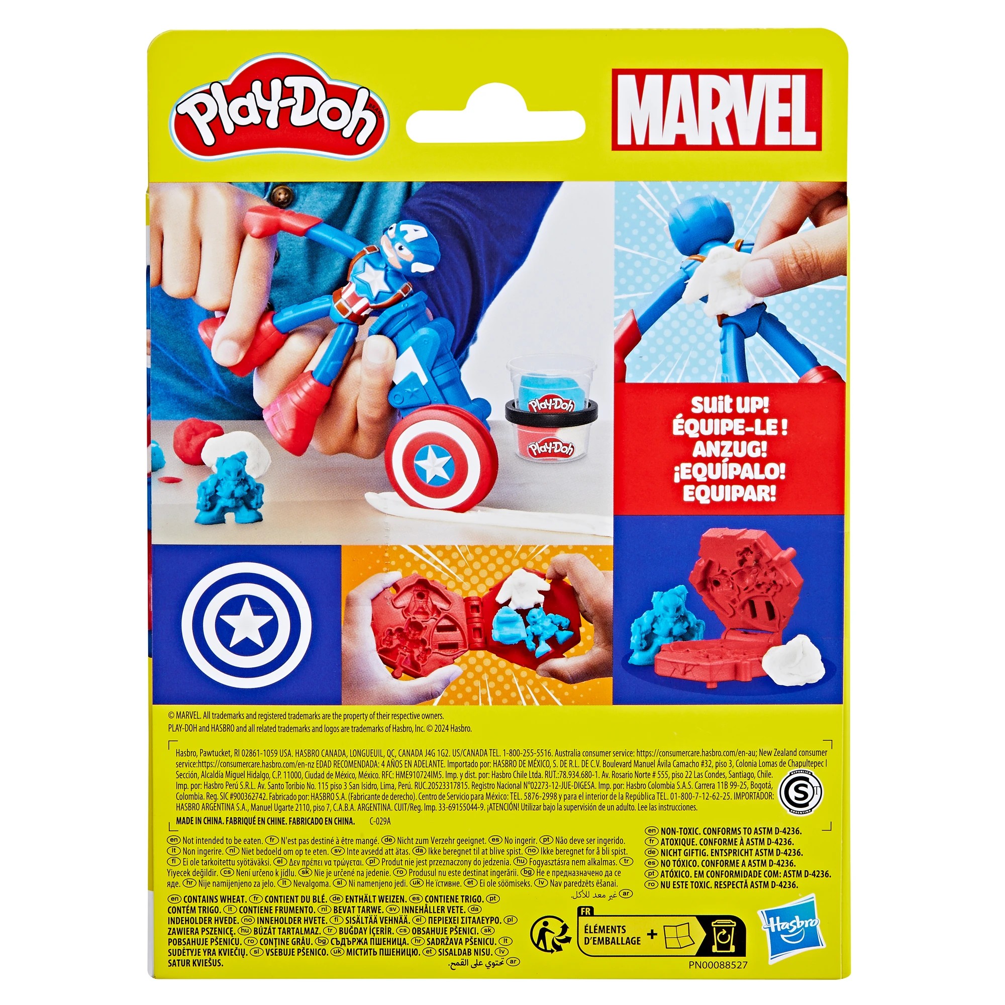 2 Play-doh Marvel Captain America Stamping Shield Playset
 - Multi, 2 of 4