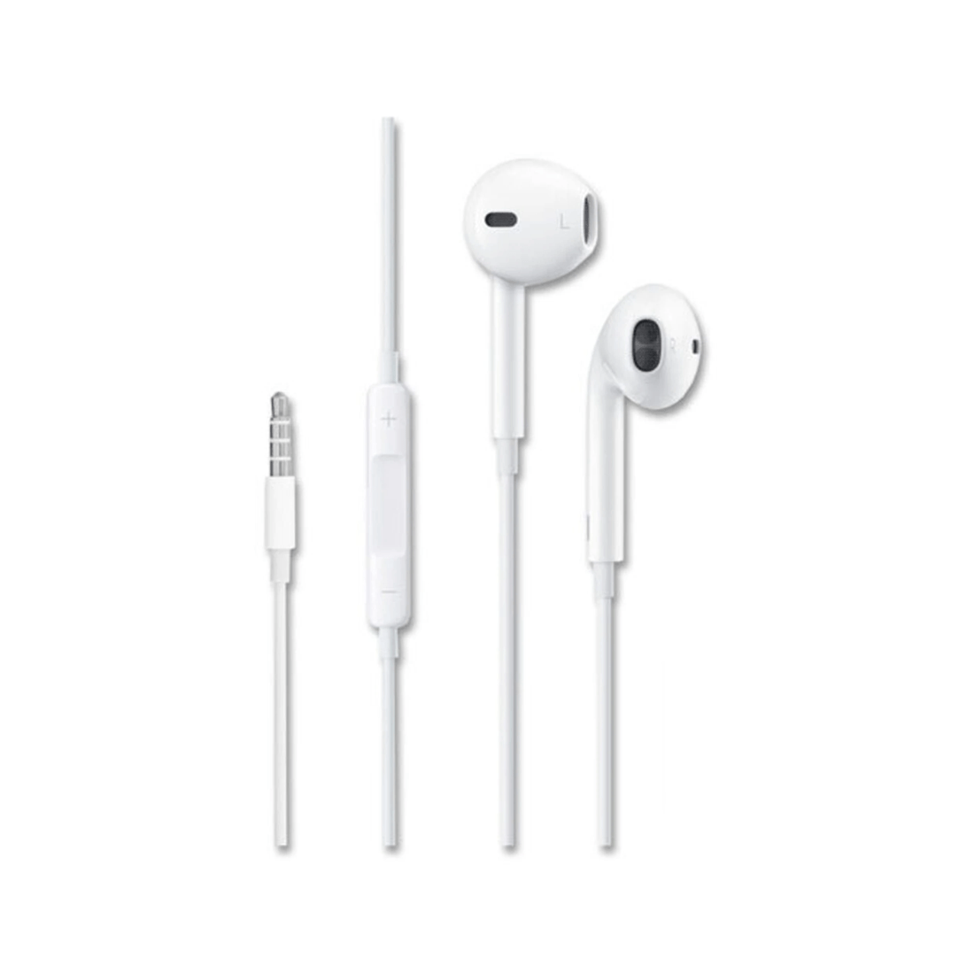1 Sansai In-ear Headset 3.5mm Aux Earphones With Microphone - White, 1 of 3