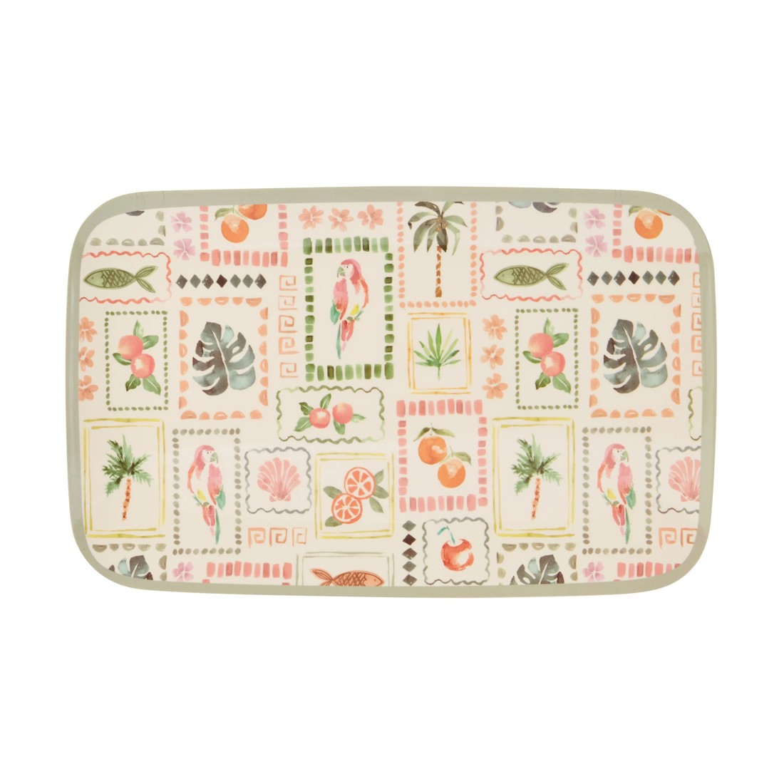 3 Tropical Rectangle Platter, 3 of 4