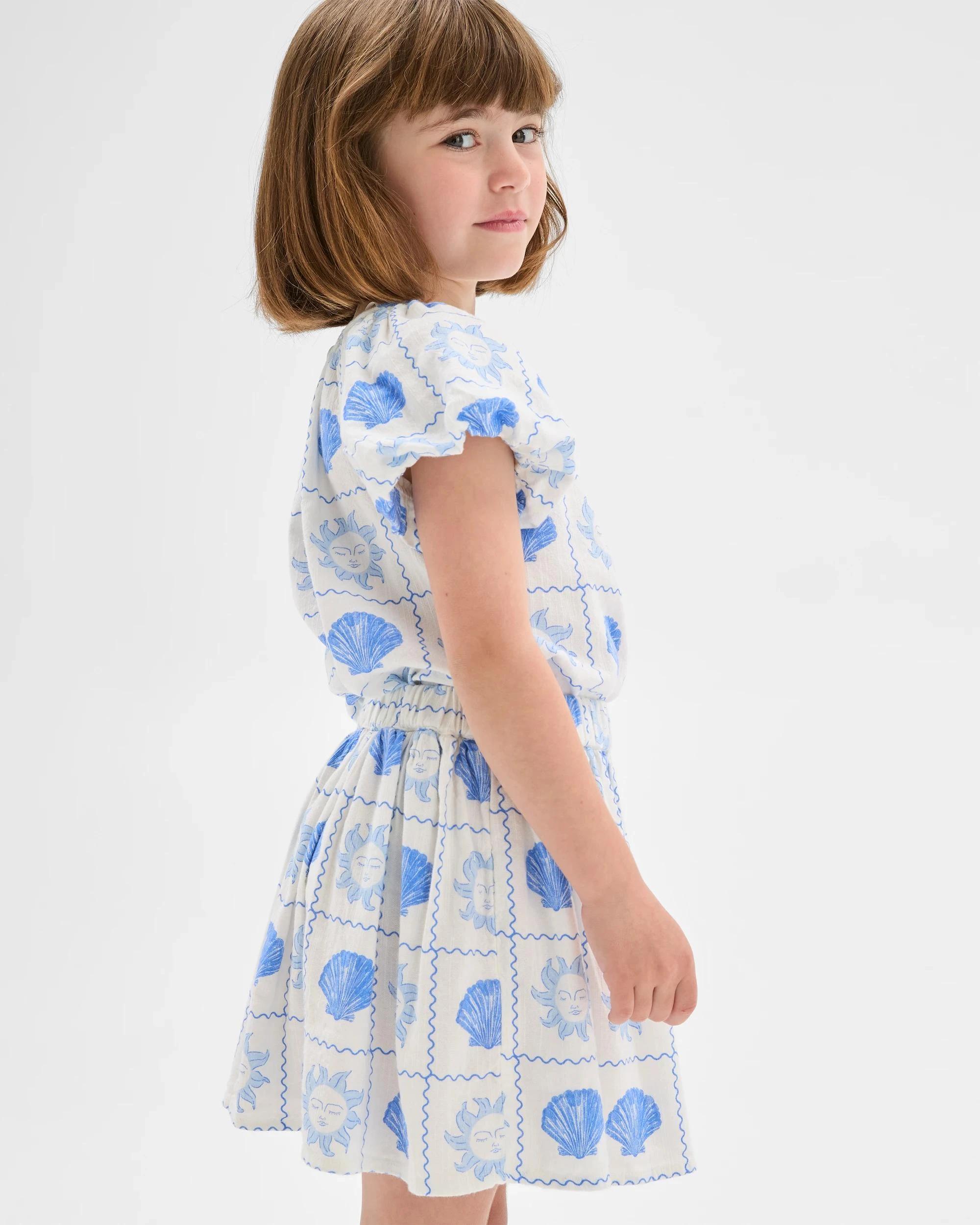 2 Target Woven Skirt BLUE SUN SHELLS, 2 of 6